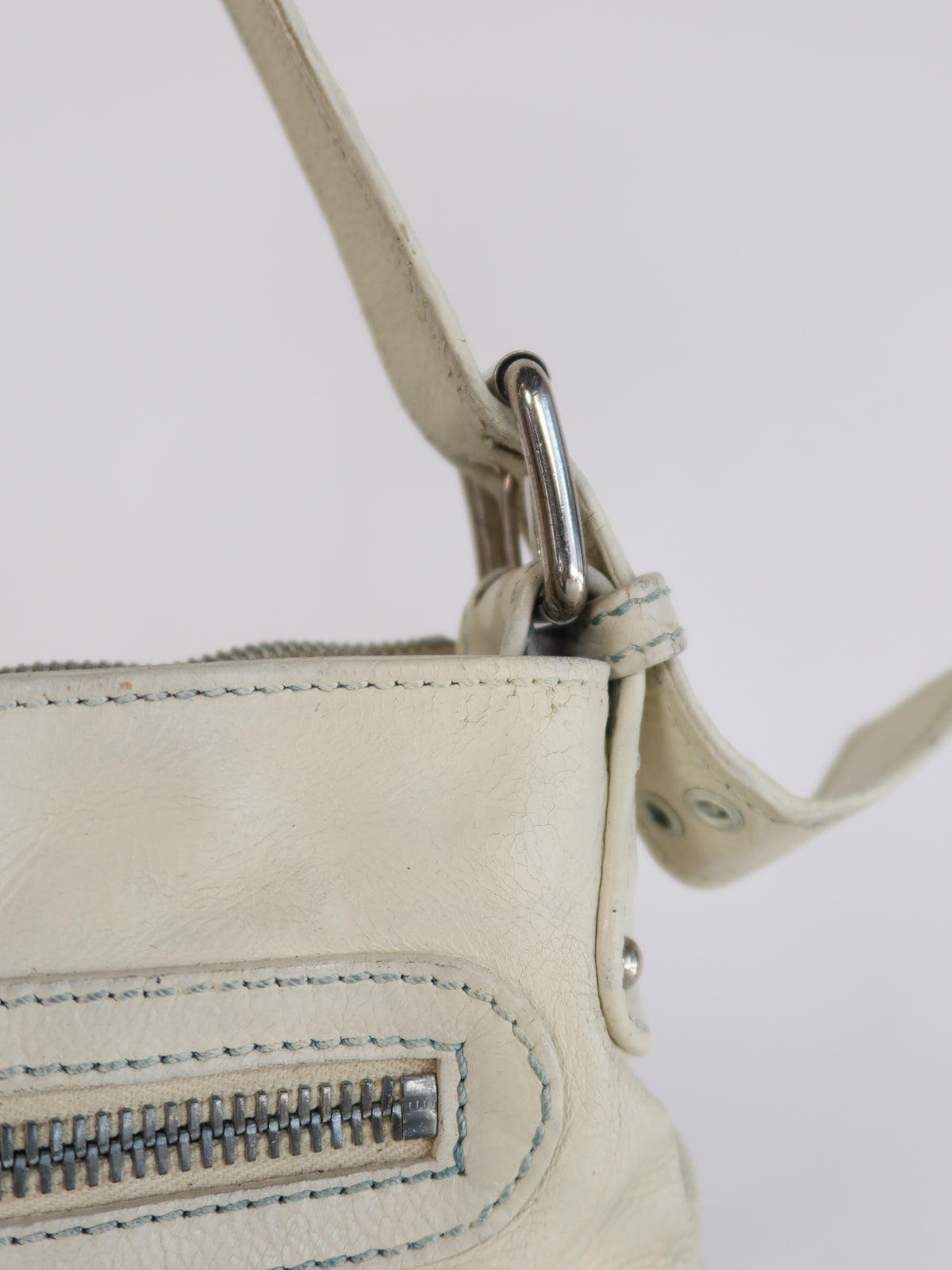 Marc Jacobs Cream Leather Bag