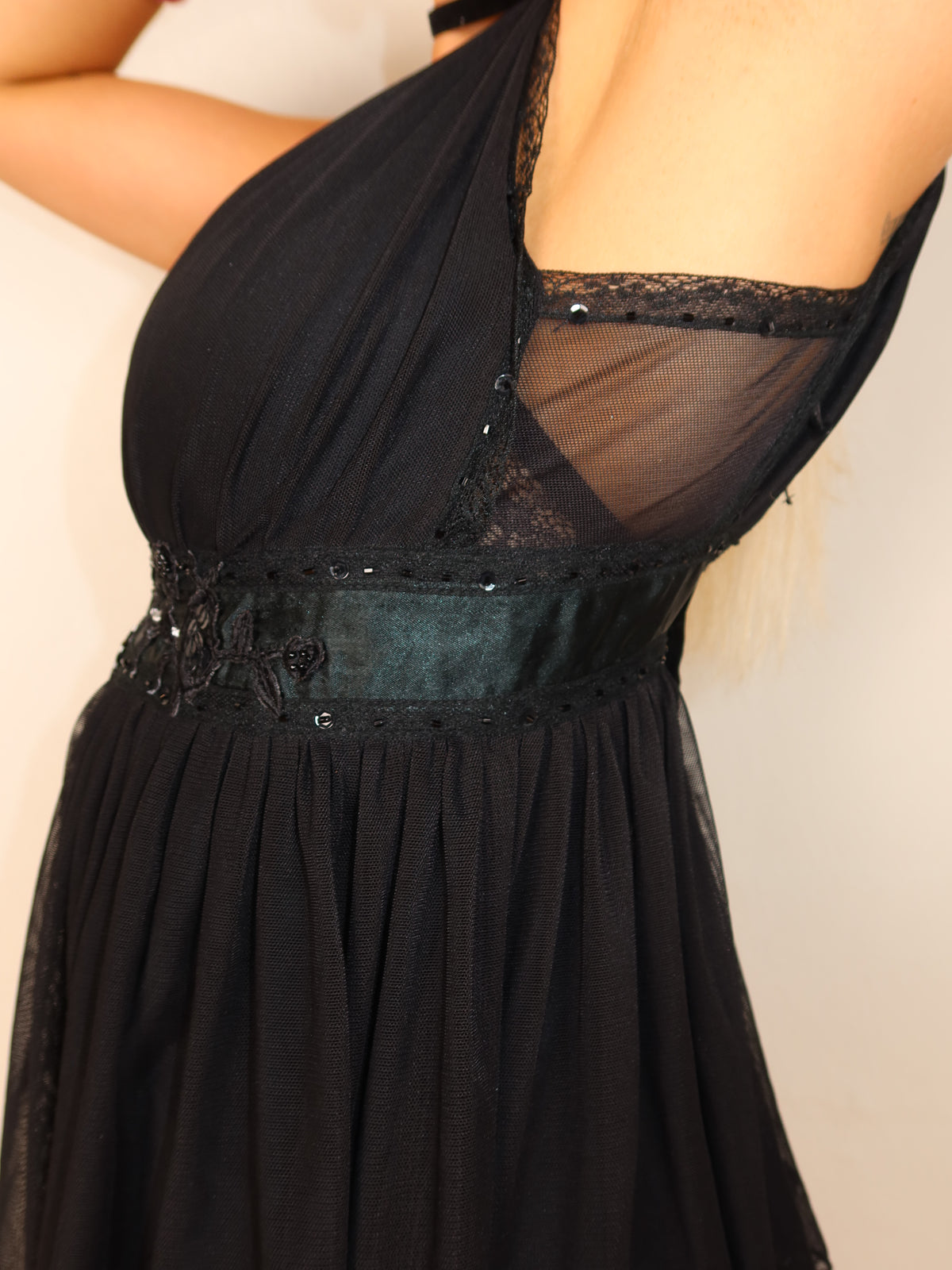 Mesh Party Girl Babydoll Top S/M