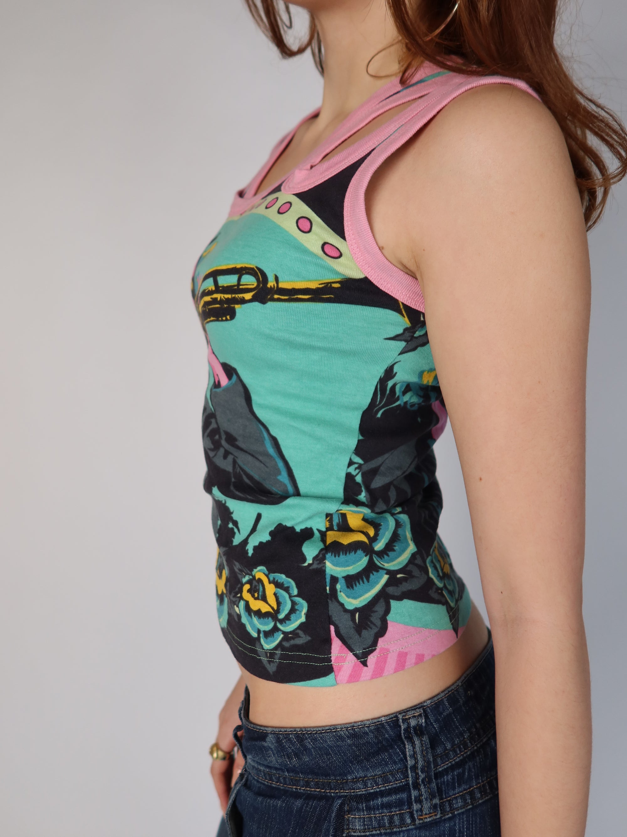 Custo Style Graphic Tank XS/S