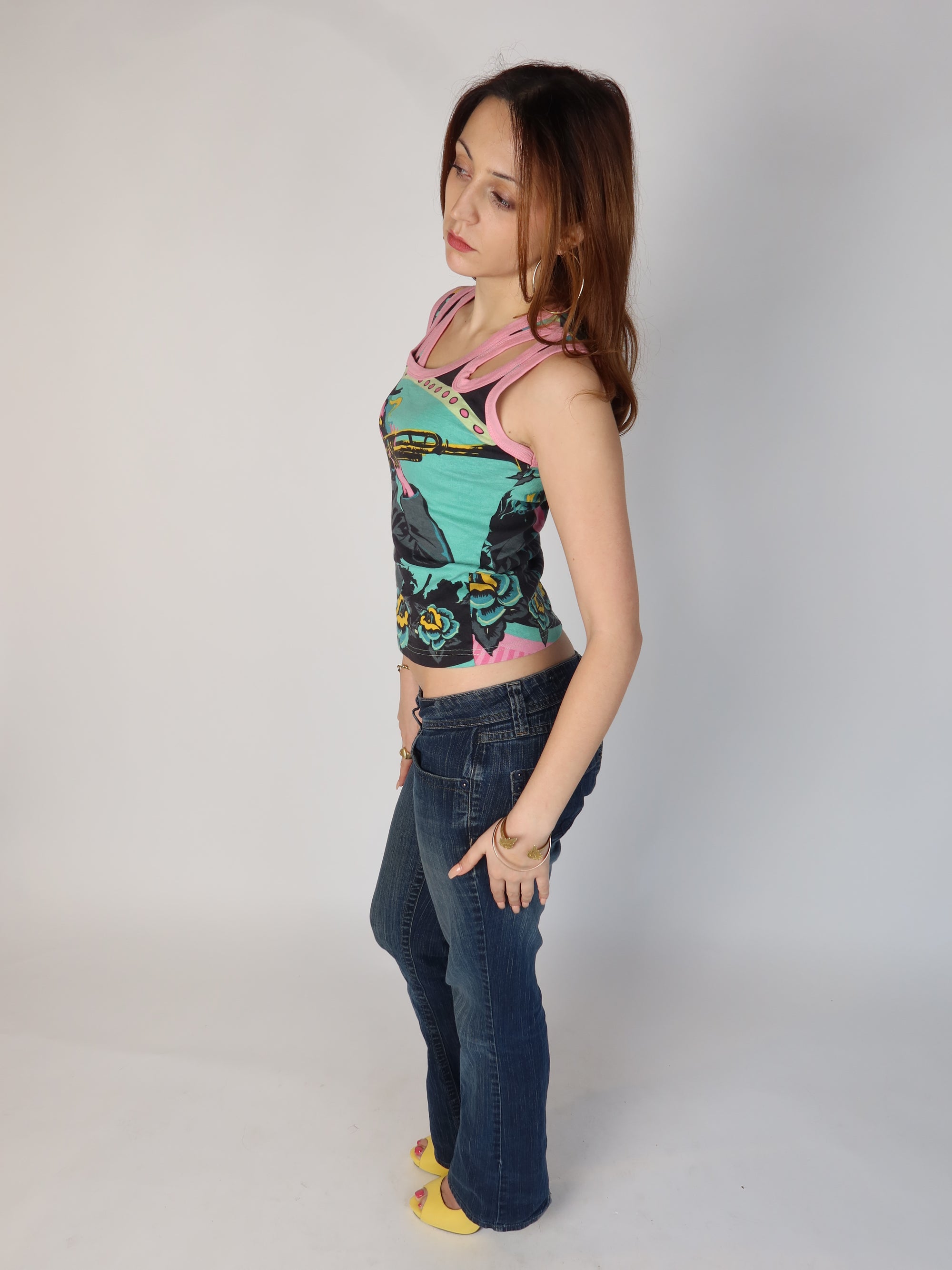 Custo Style Graphic Tank XS/S