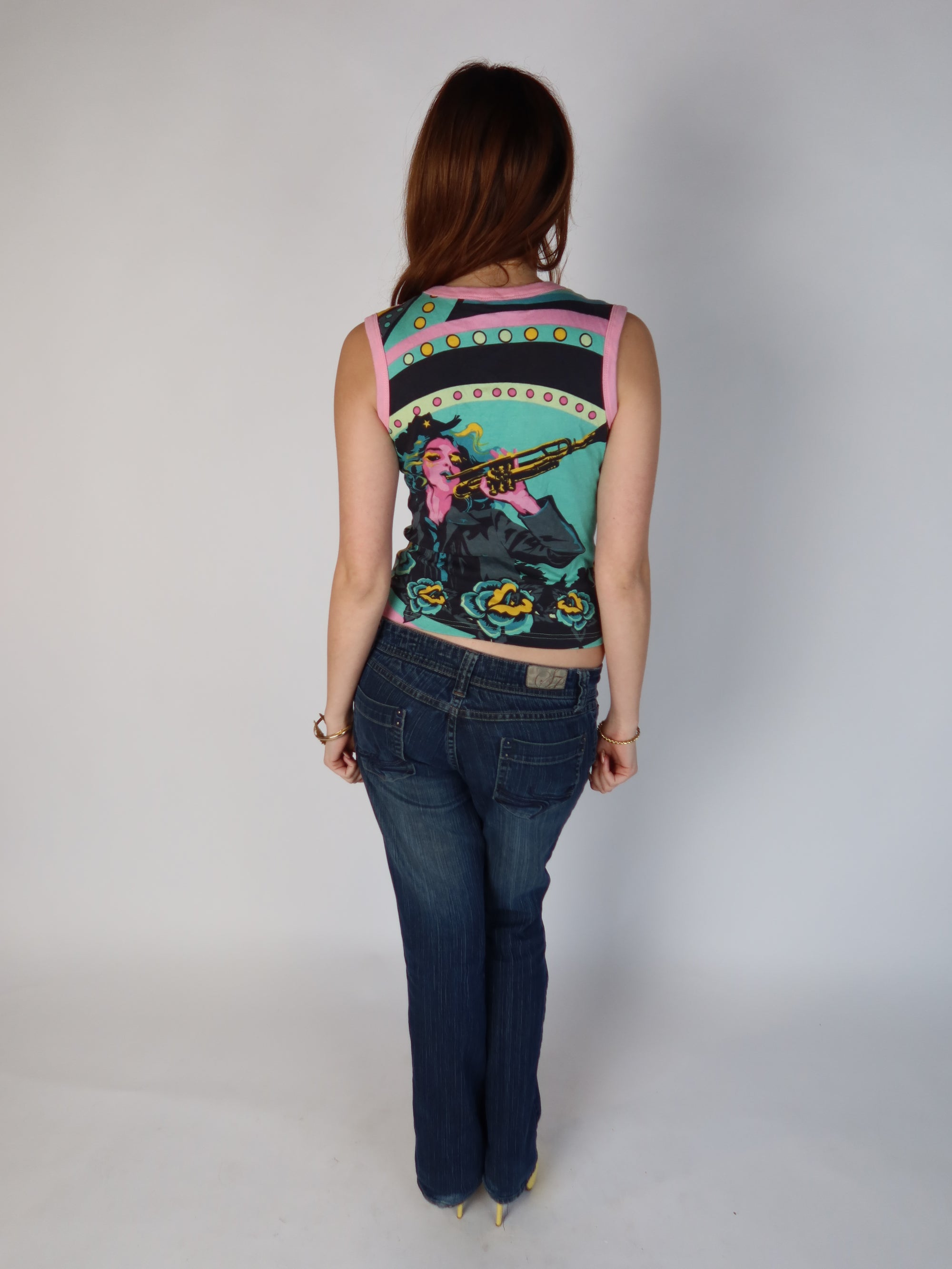Custo Style Graphic Tank XS/S