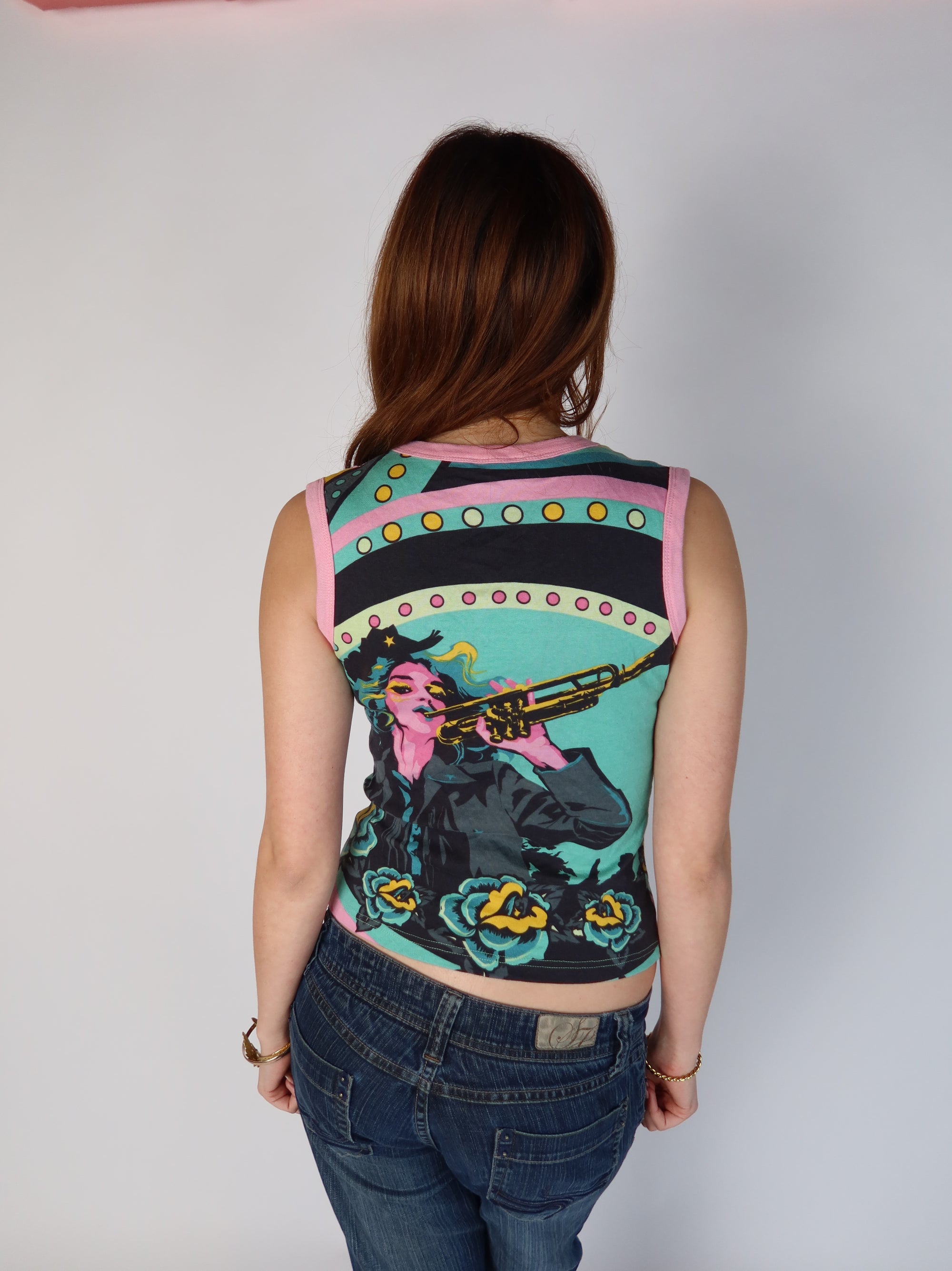 Custo Style Graphic Tank XS/S