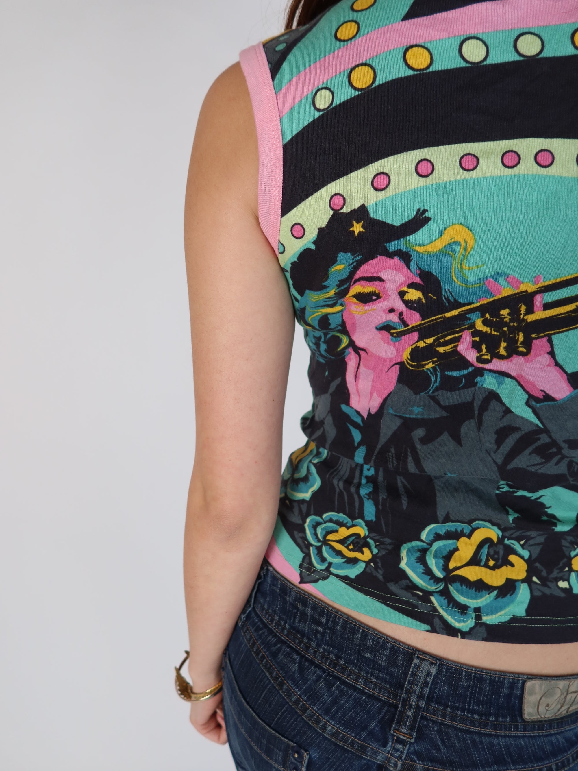 Custo Style Graphic Tank XS/S