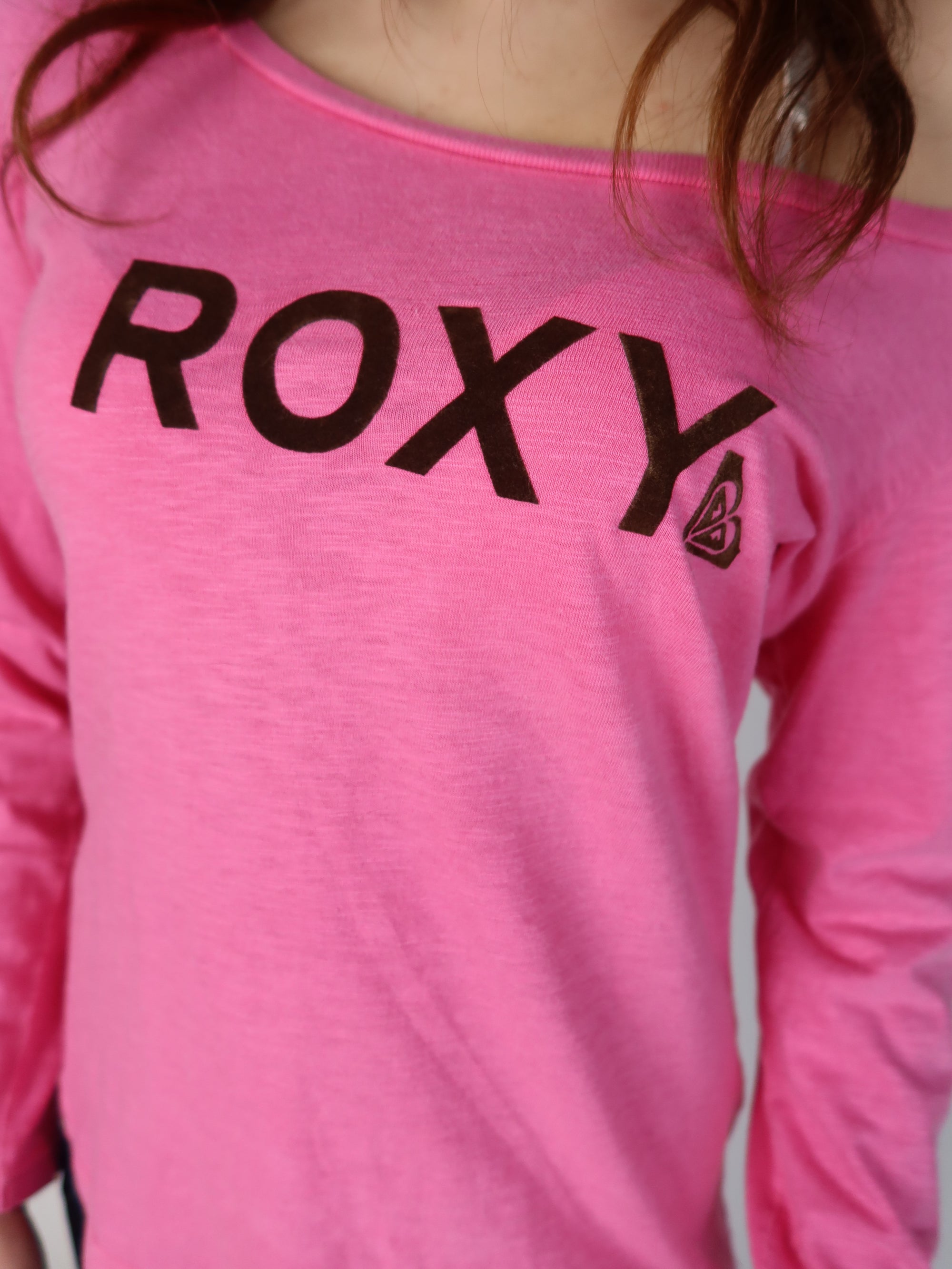 Roxy Pink Off-Shoulder Top XS-M