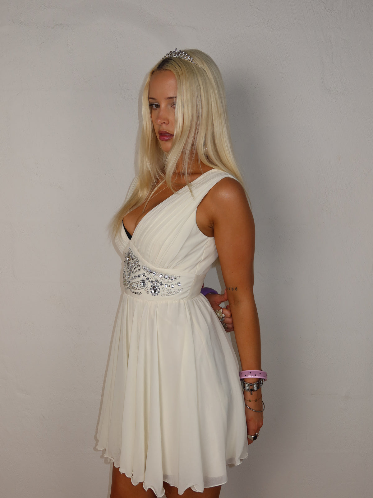 Lipsy Jewelled Dress S/M