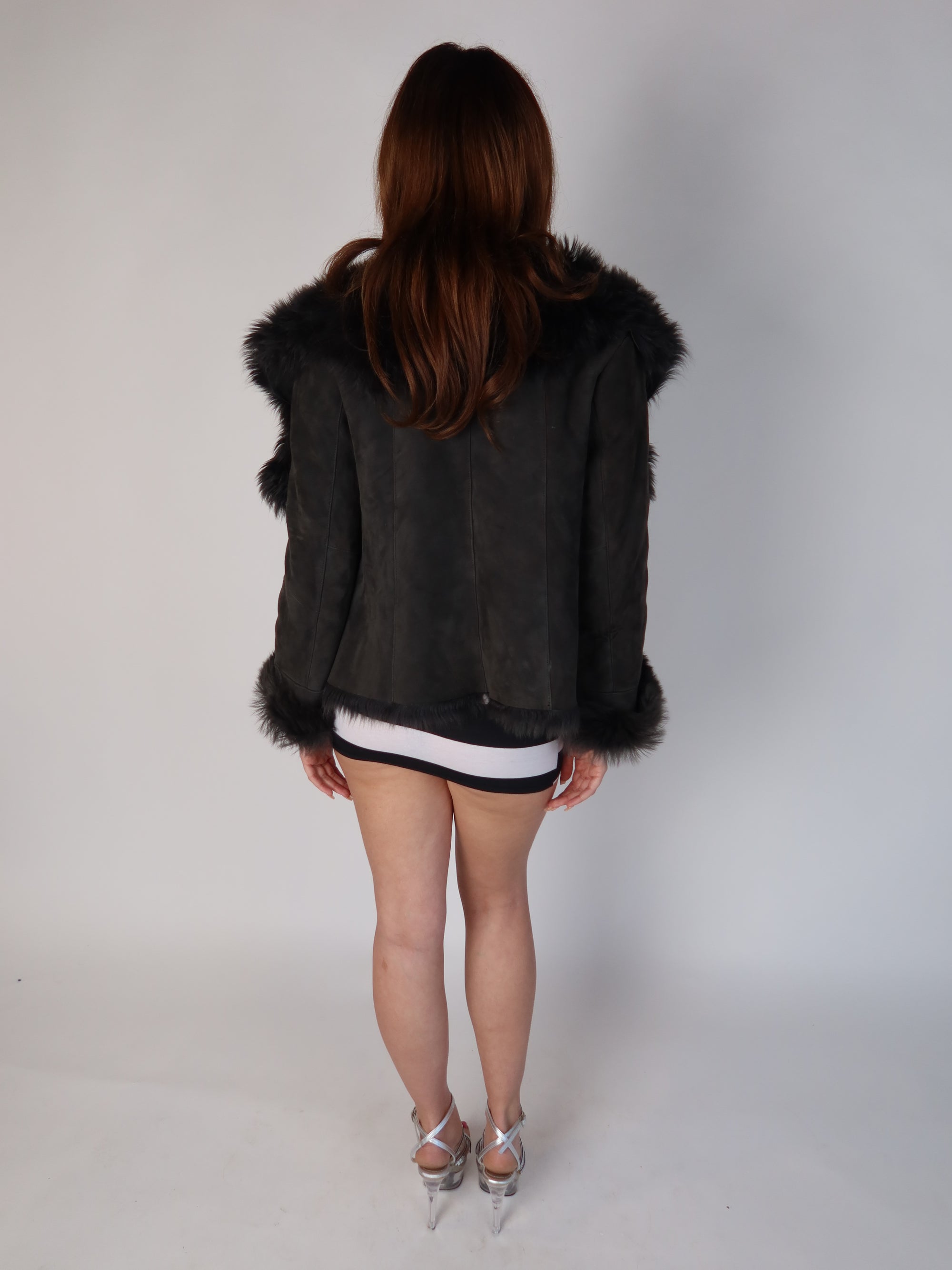 RARE Italian Shearling Lambskin Jacket XS-M