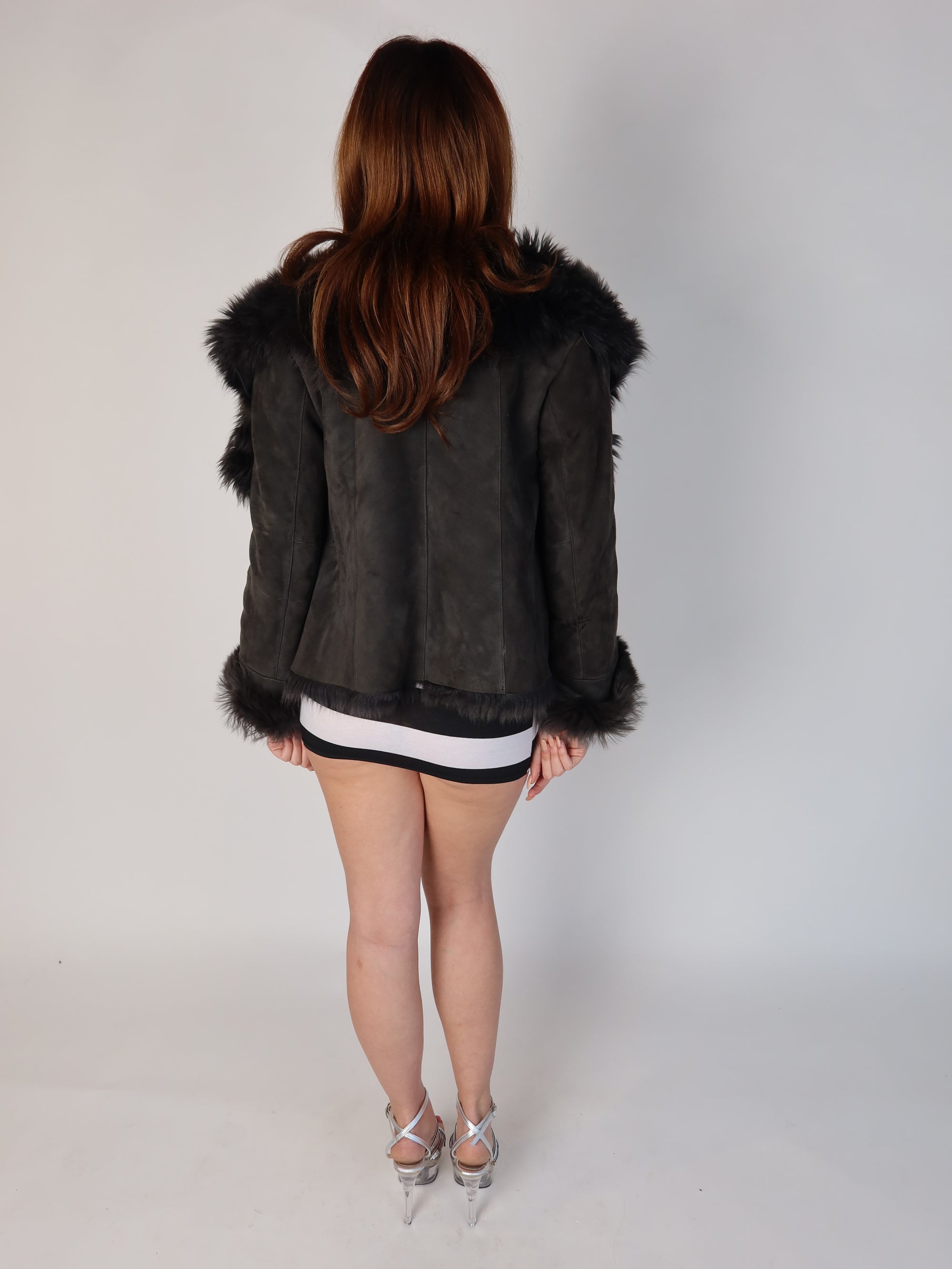 RARE Italian Shearling Lambskin Jacket XS-M