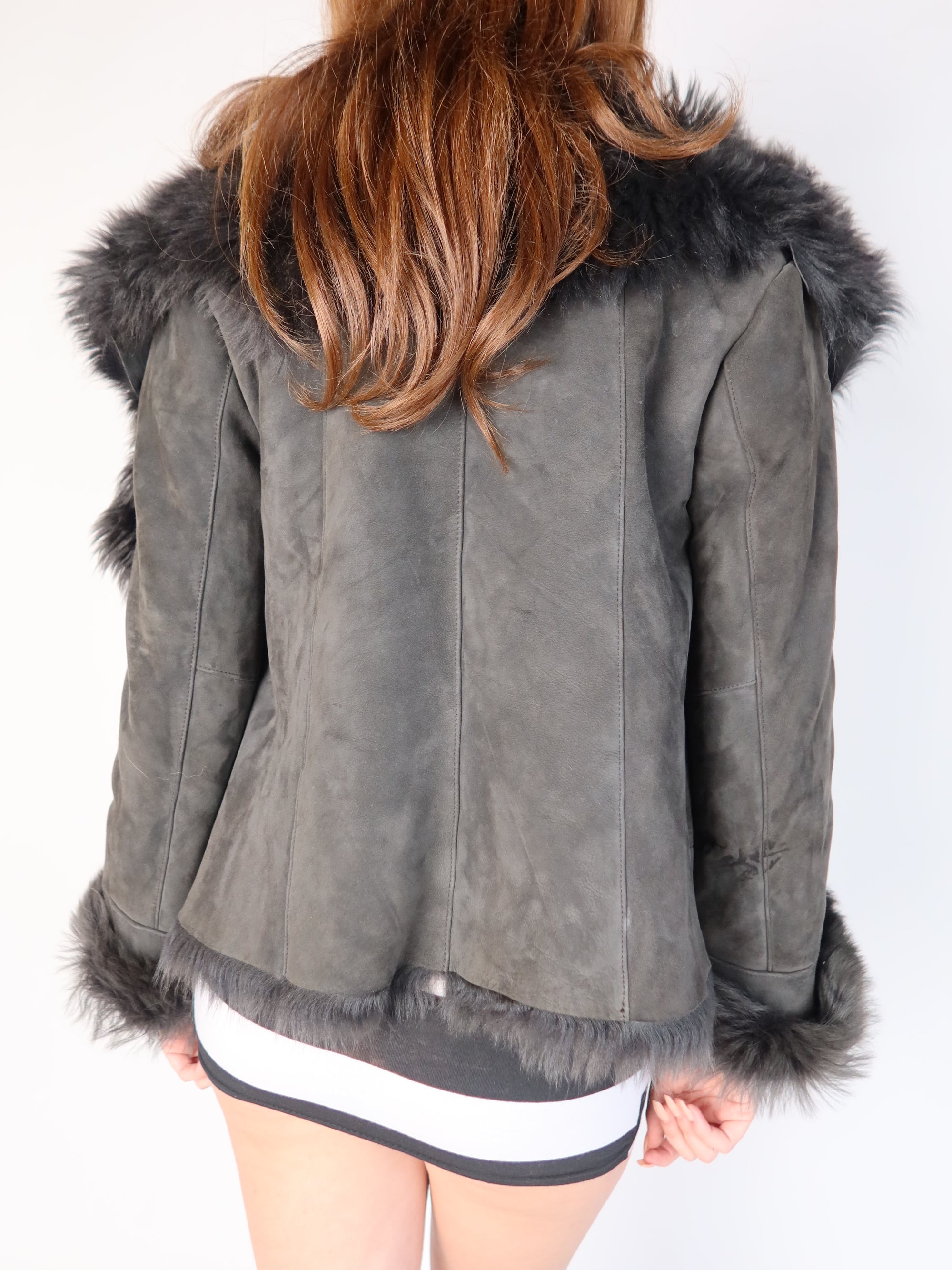 RARE Italian Shearling Lambskin Jacket XS-M
