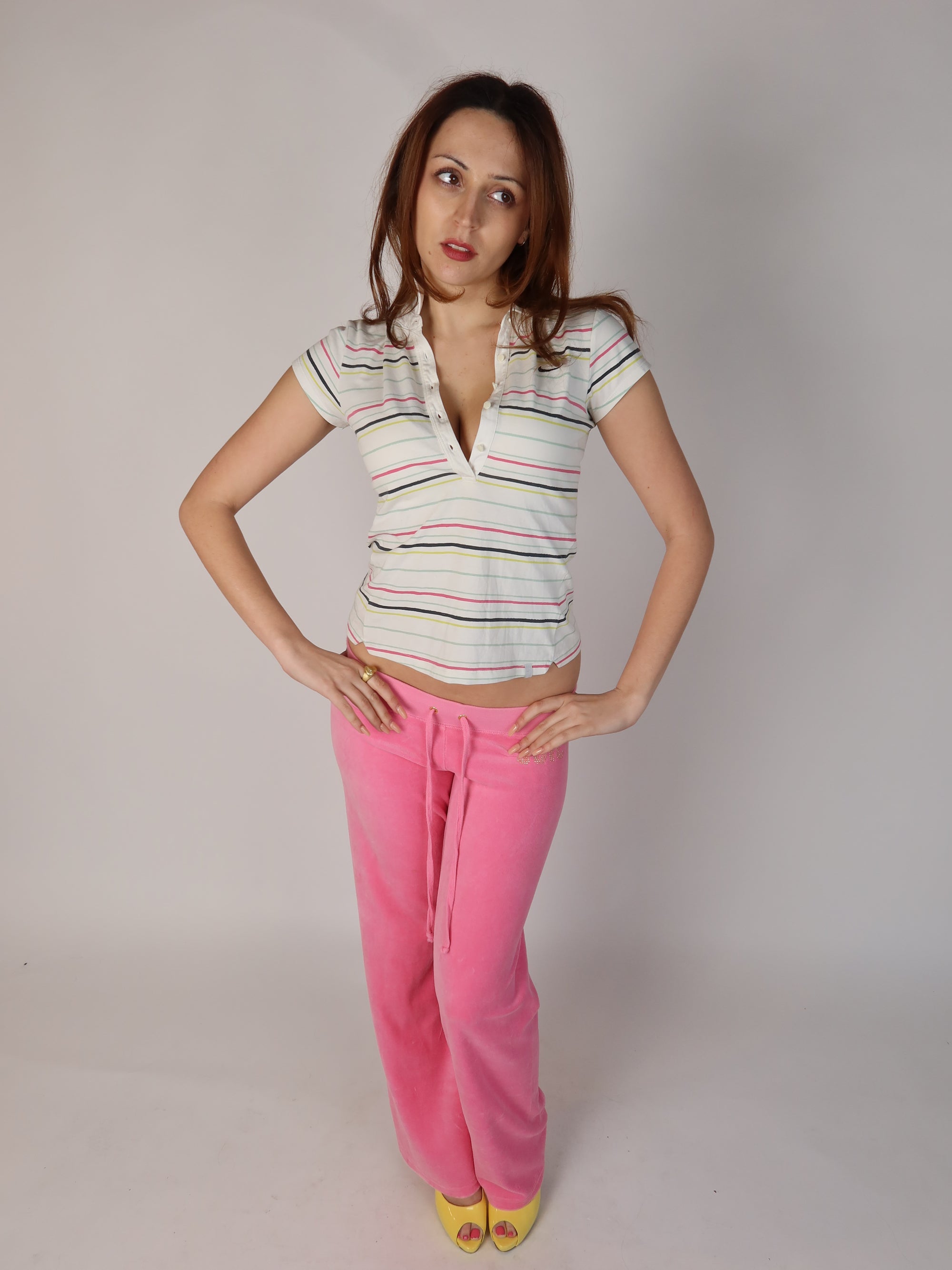 Nike Striped Polo Shirt XS/S