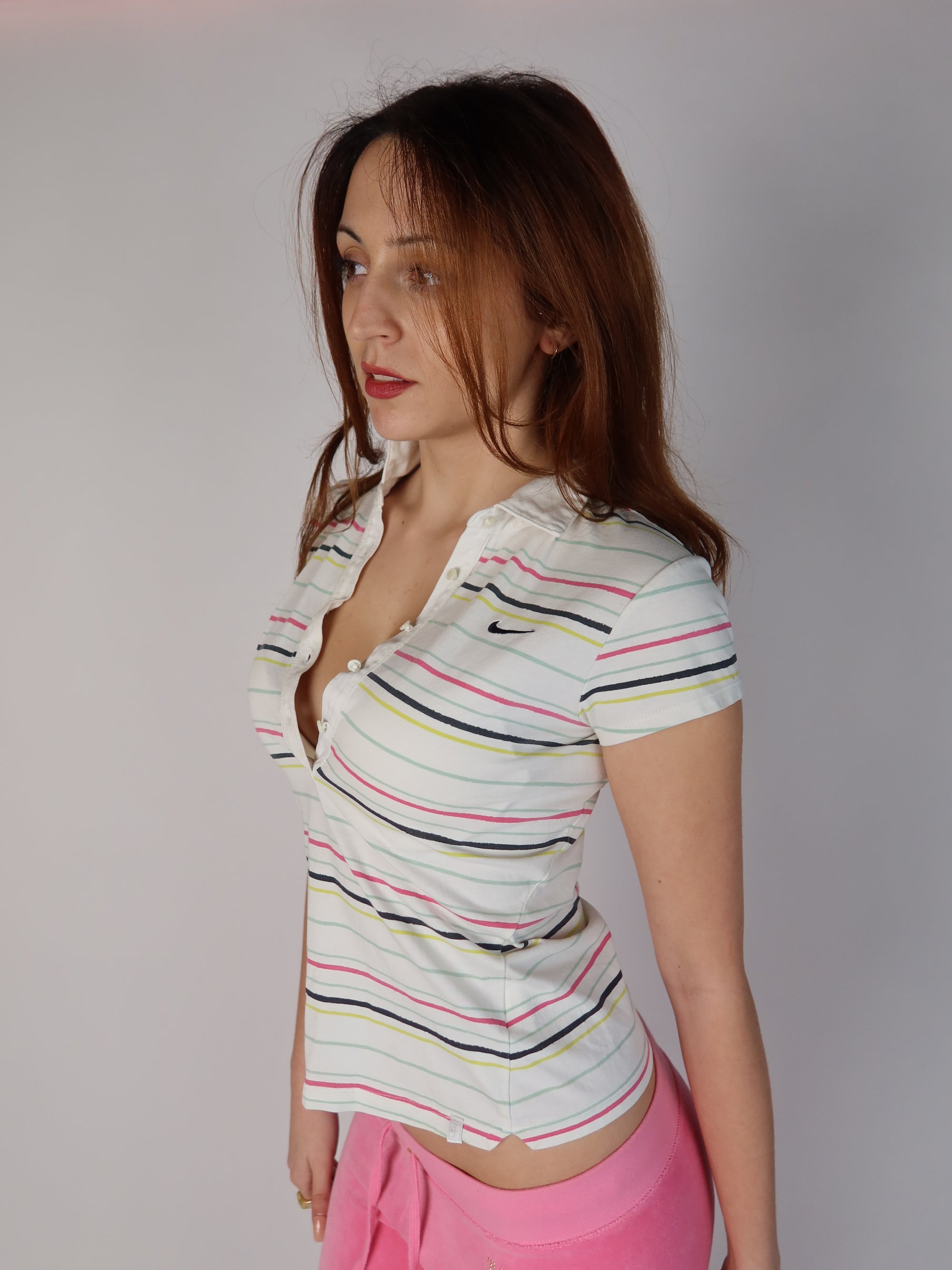 Nike Striped Polo Shirt XS/S
