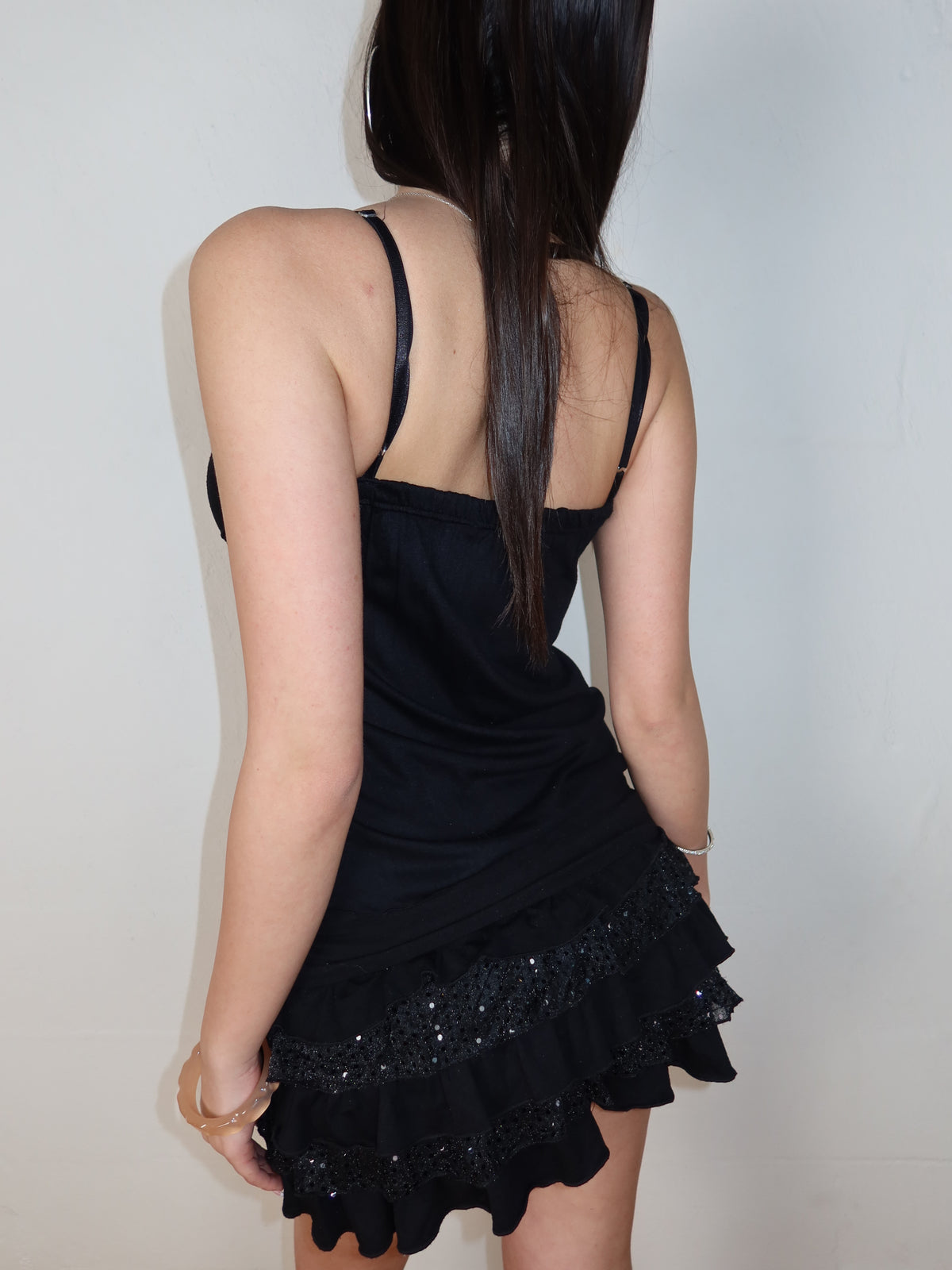 Sequin Trim Party Cami S/M
