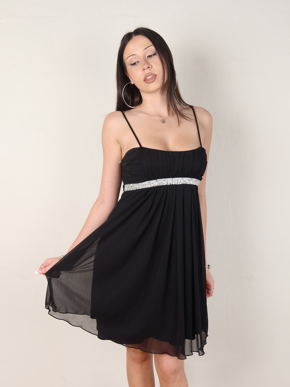 Jewelled Babydoll Dress S