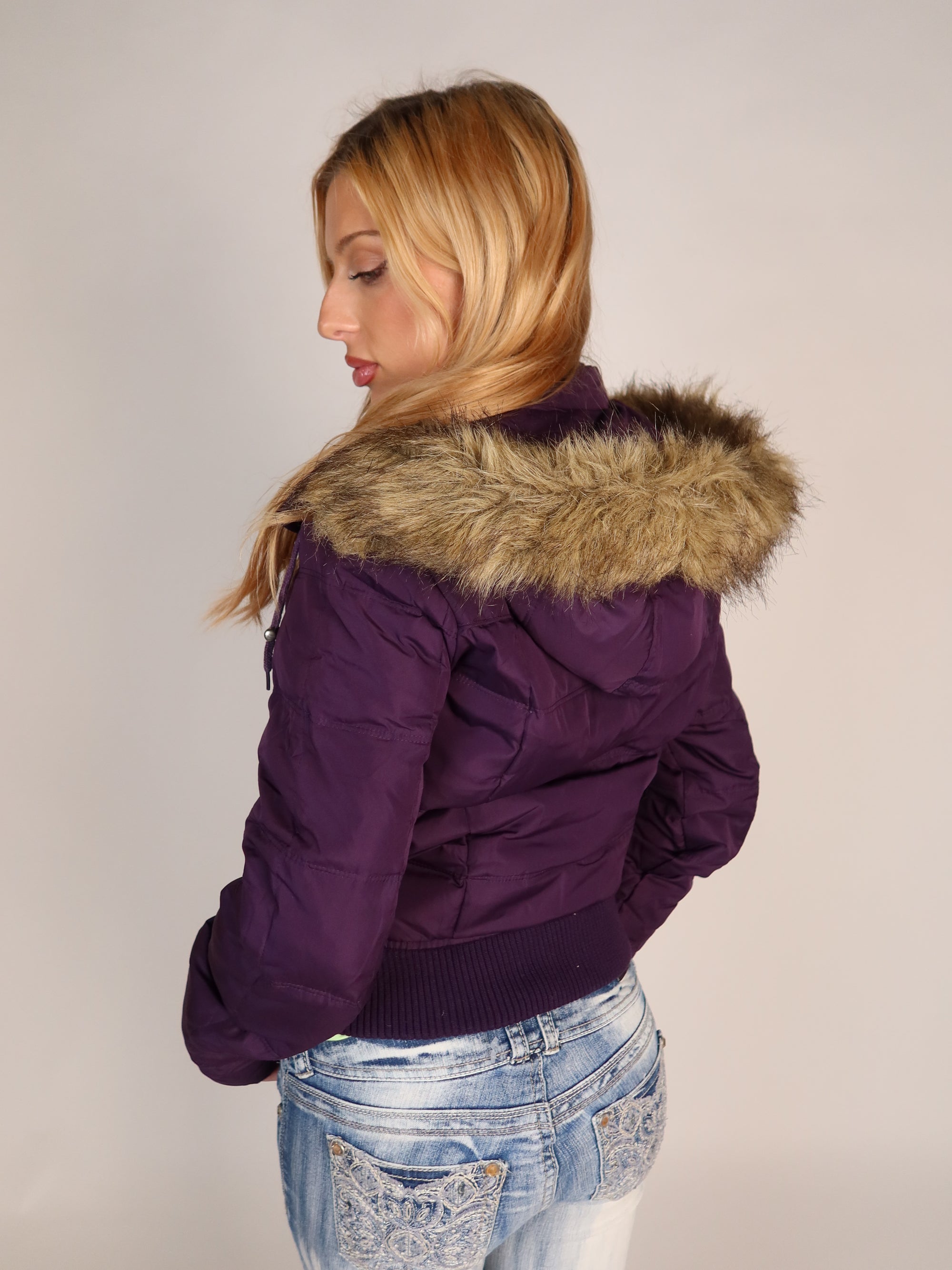 A&F Purple Puffer S