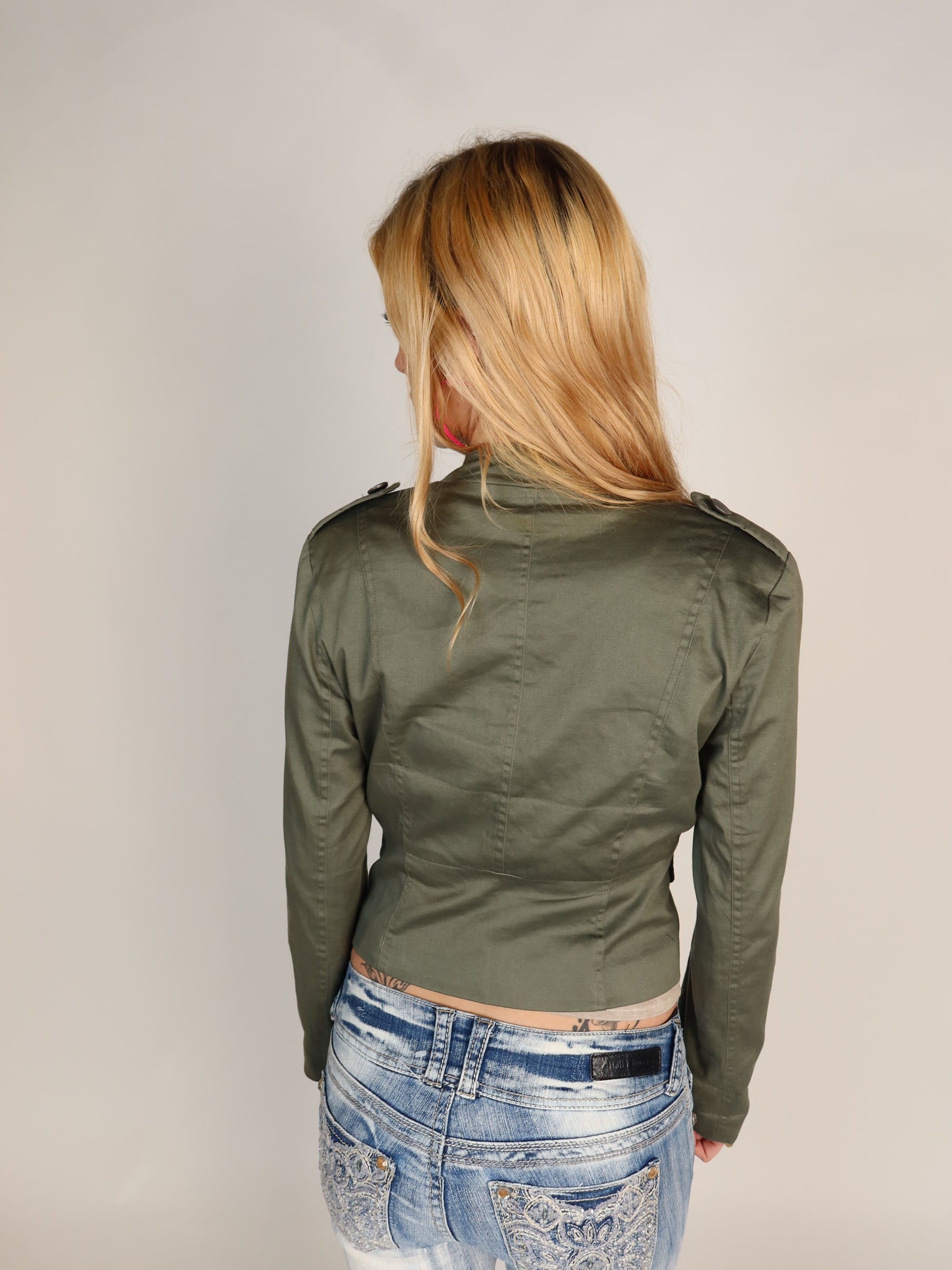 Y2K Military Jacket S/M