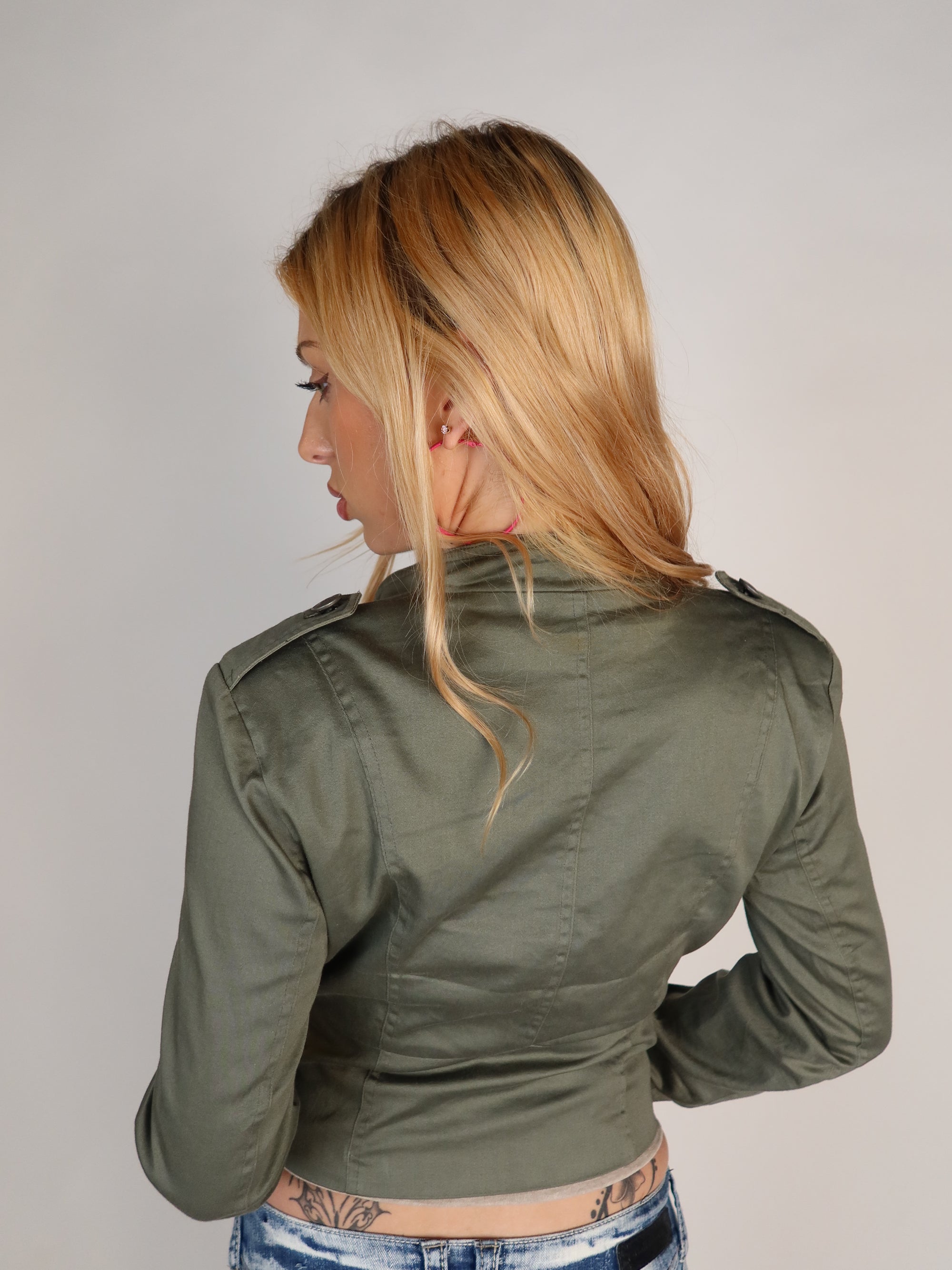 Y2K Military Jacket S/M