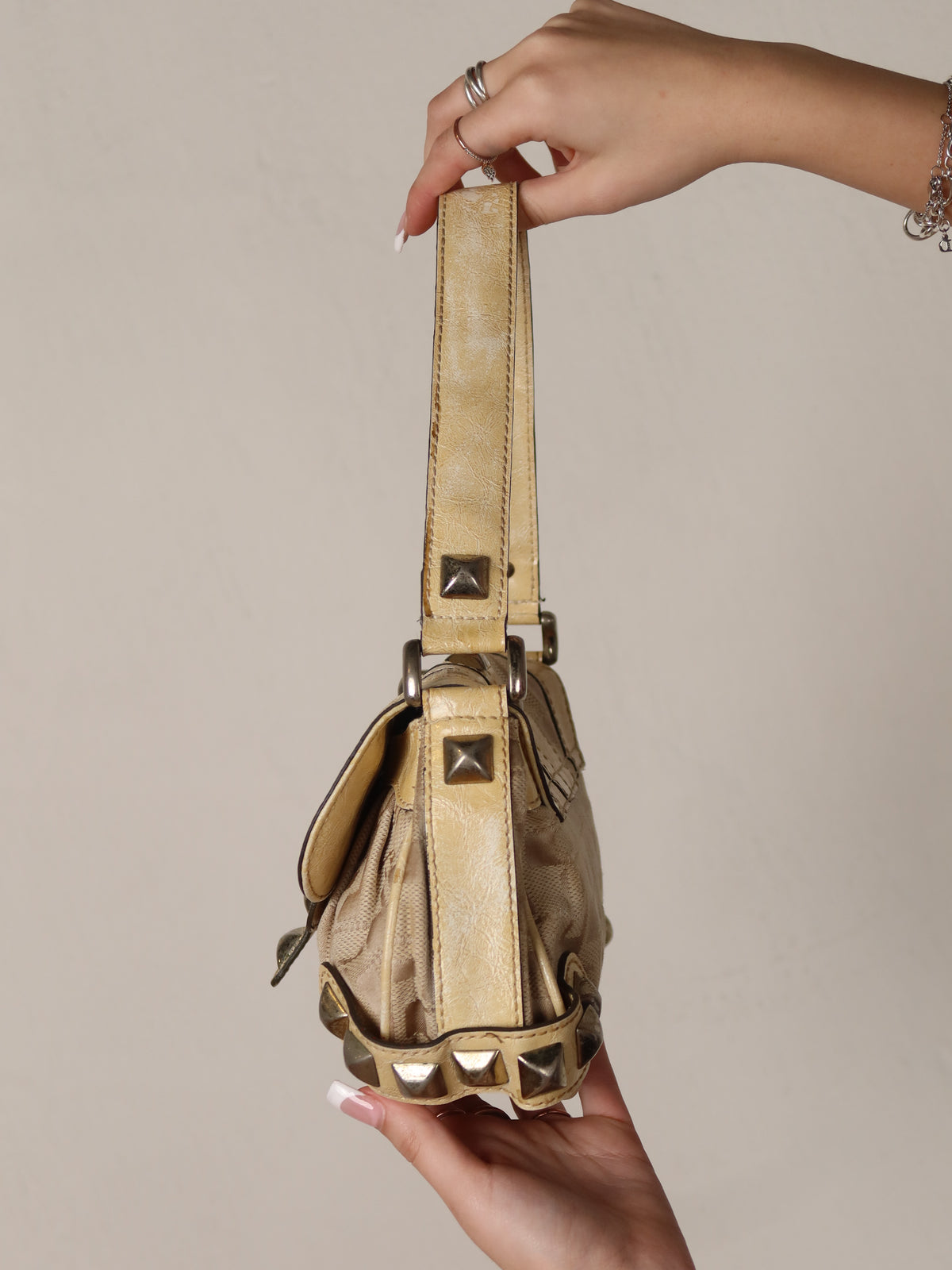 Guess Studded Mini Shoulder Bag