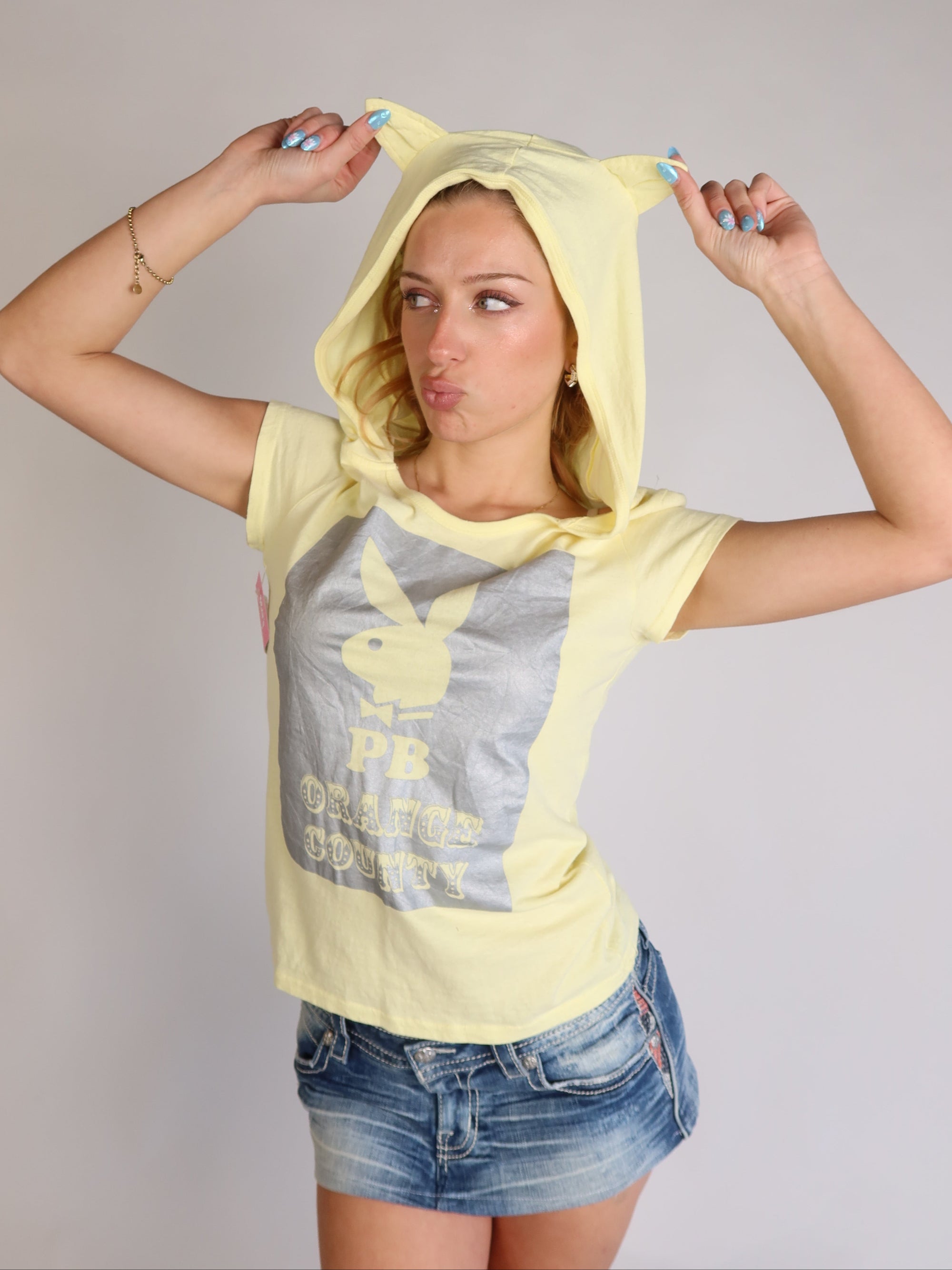 Playboy Hooded Baby Tee S/M