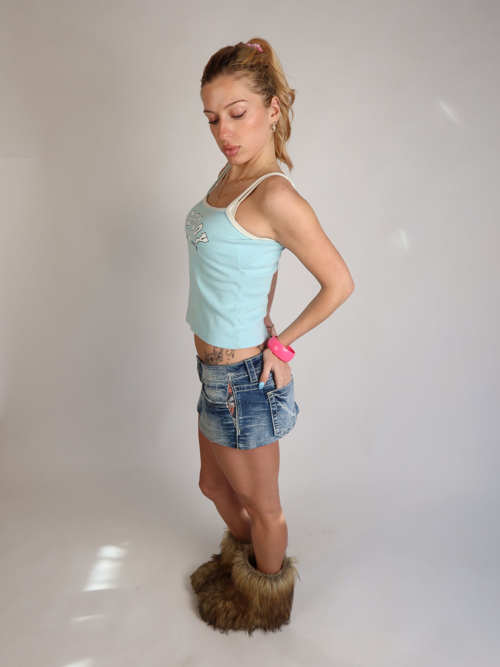 Playboy Baby Blue Tank S/M