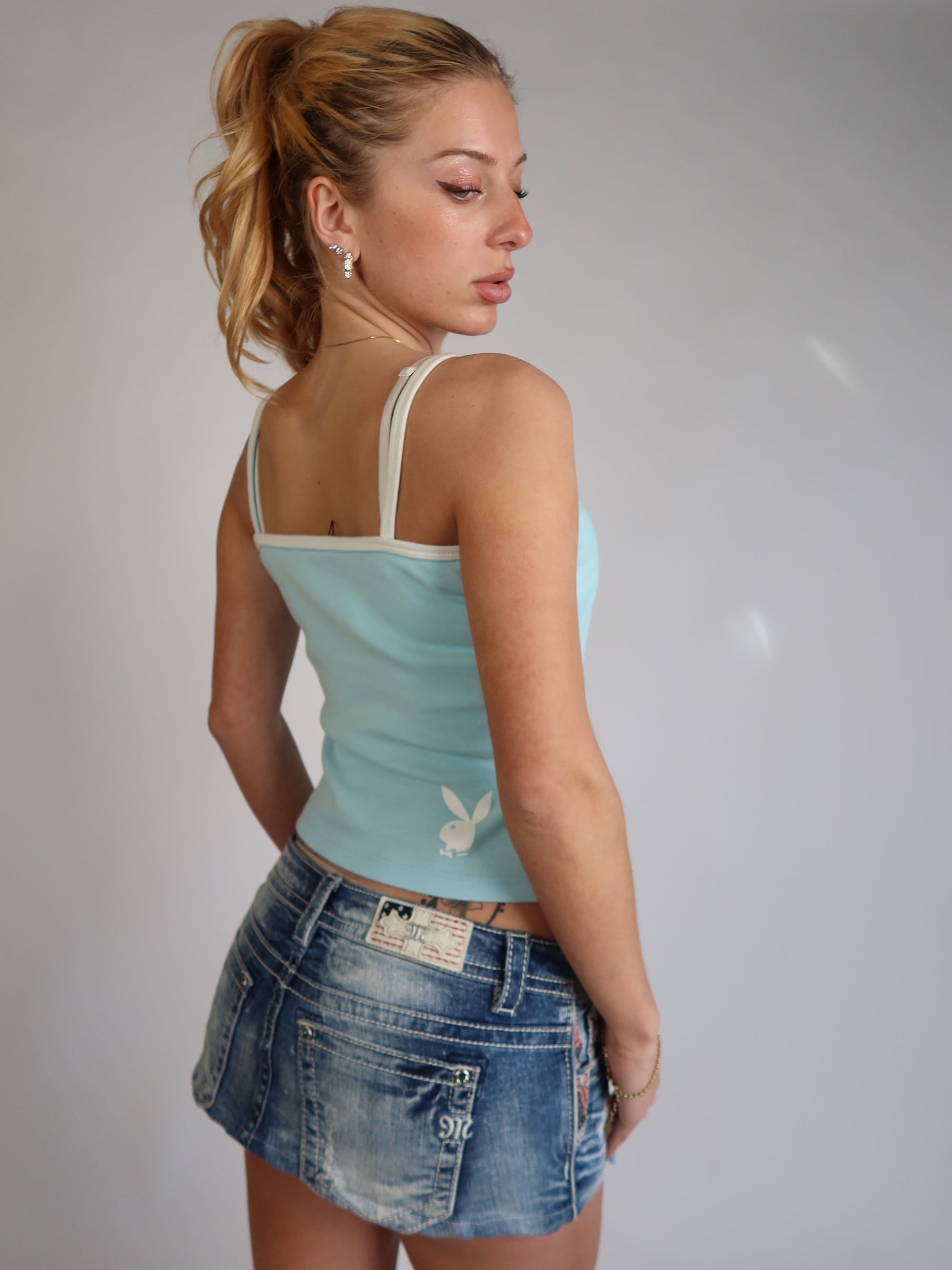 Playboy Baby Blue Tank S/M