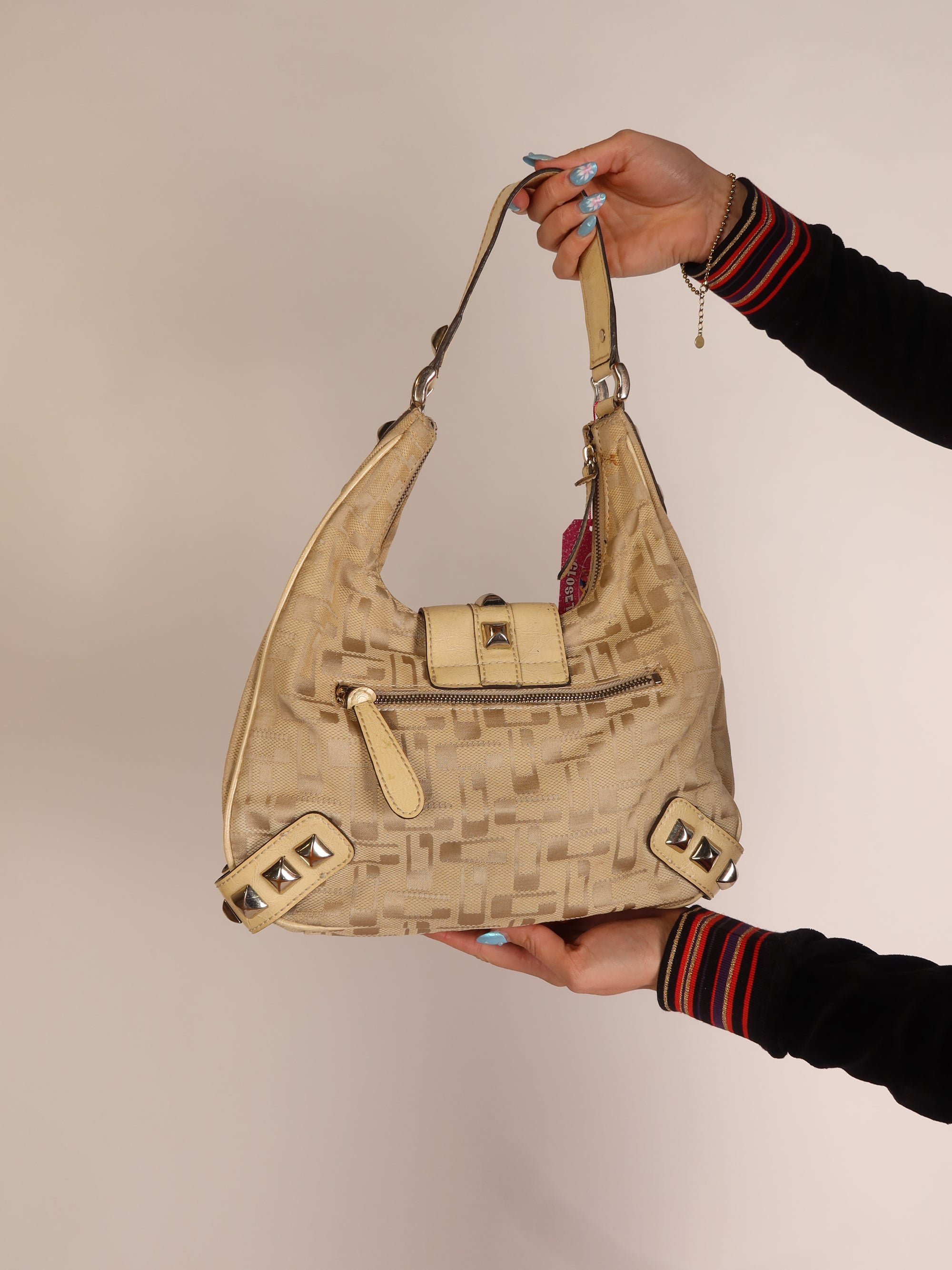 Guess Studded Hobo Bag