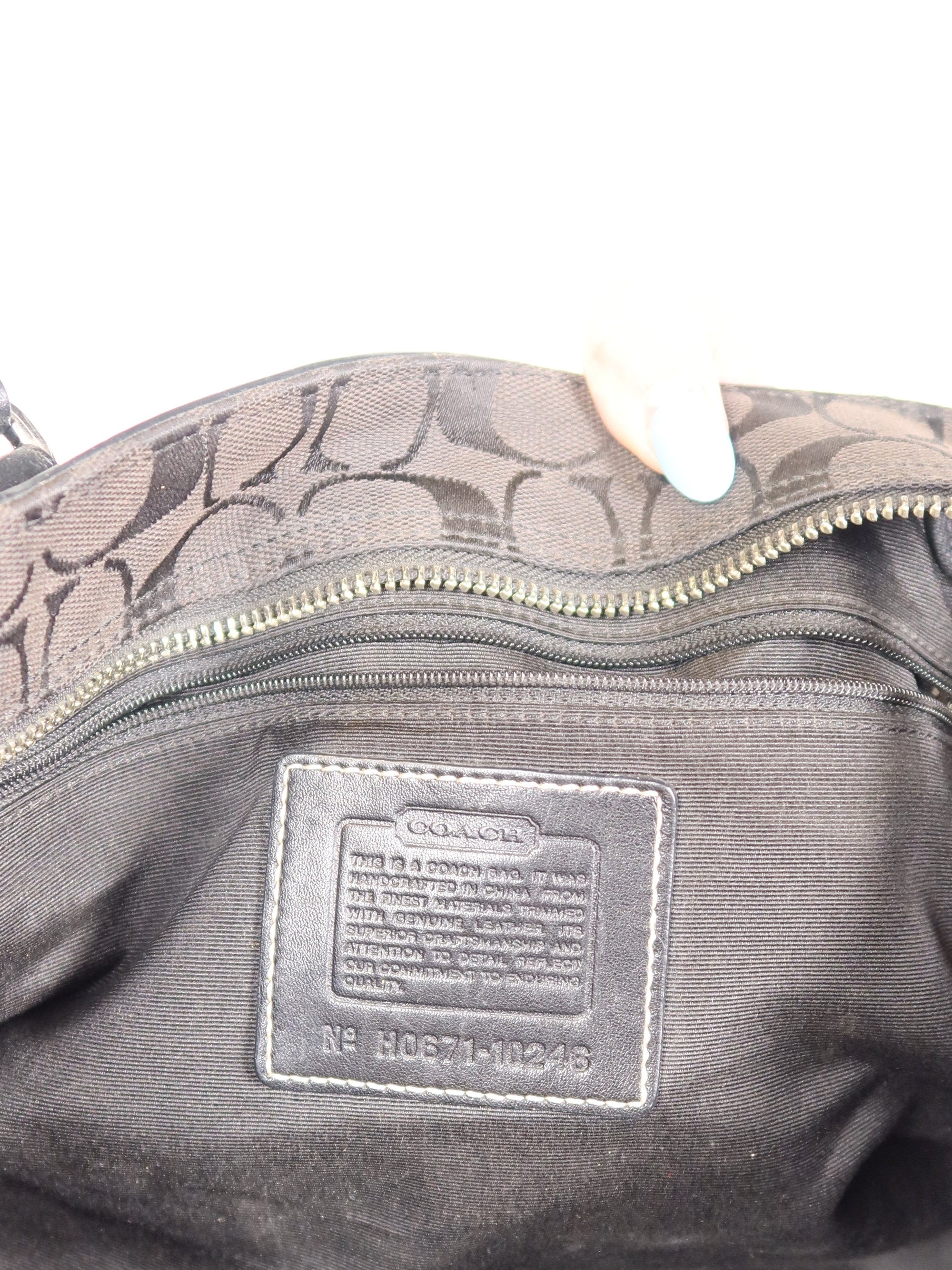 Coach Bit Monogram Bag