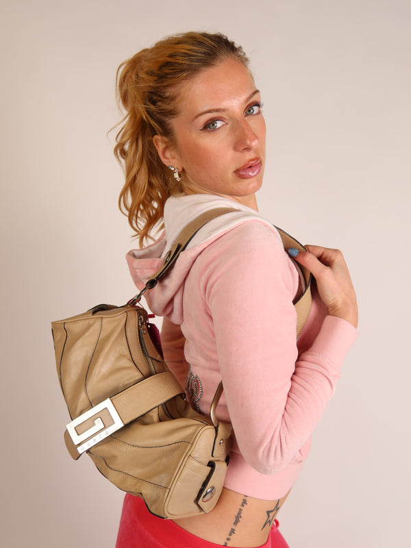 Guess Leather Shoulder Bag