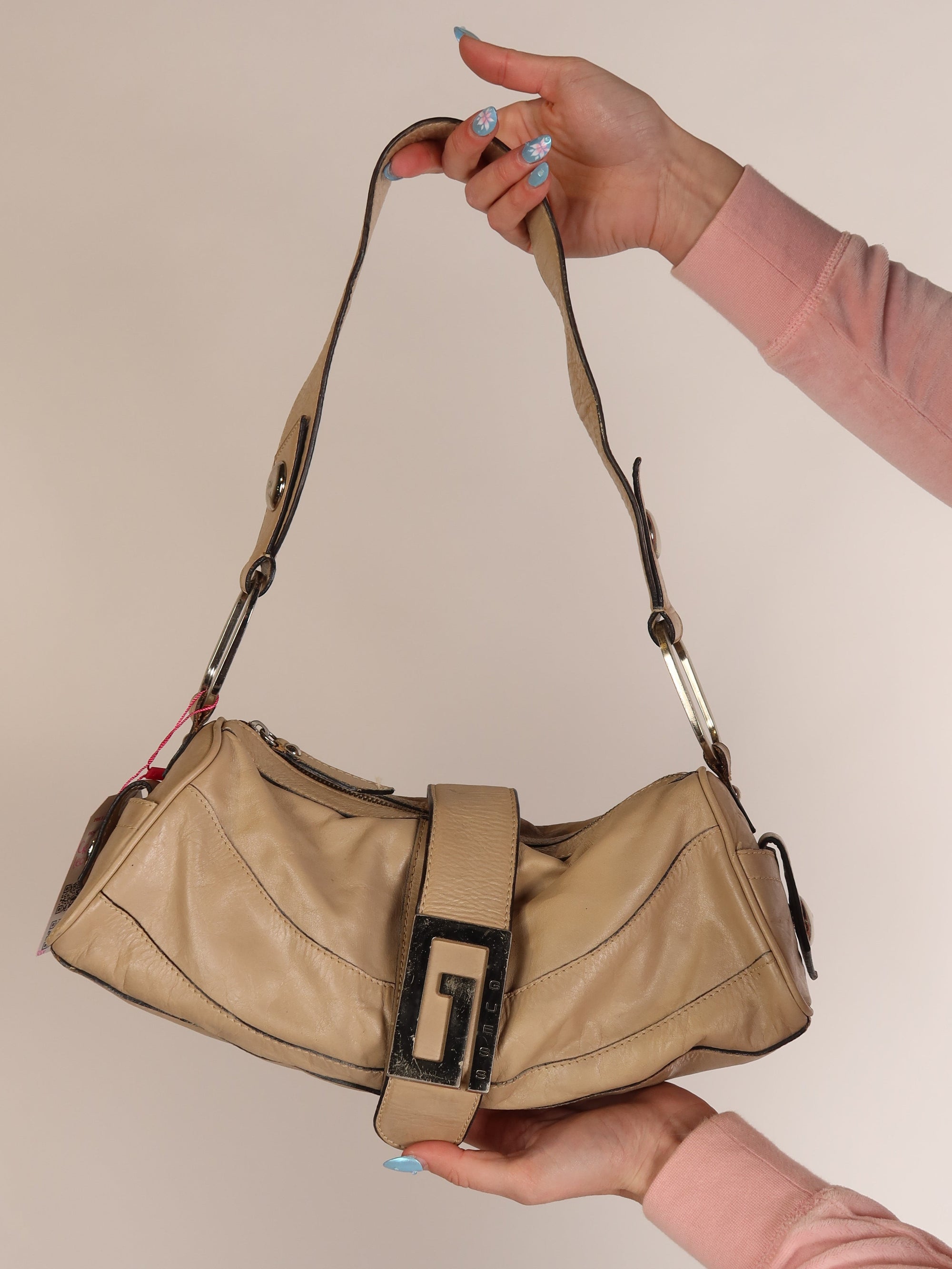 Guess Leather Shoulder Bag