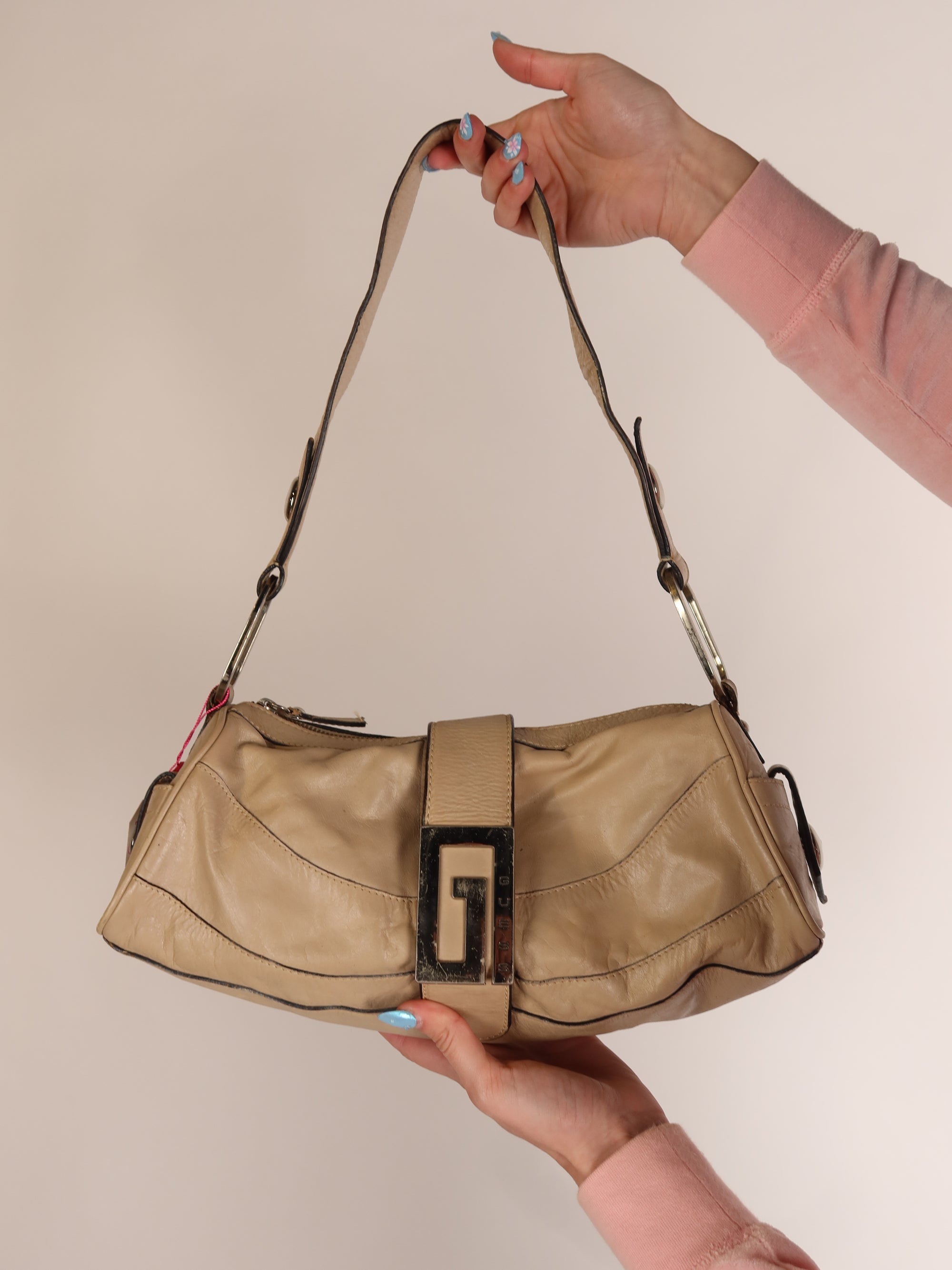 Guess Leather Shoulder Bag