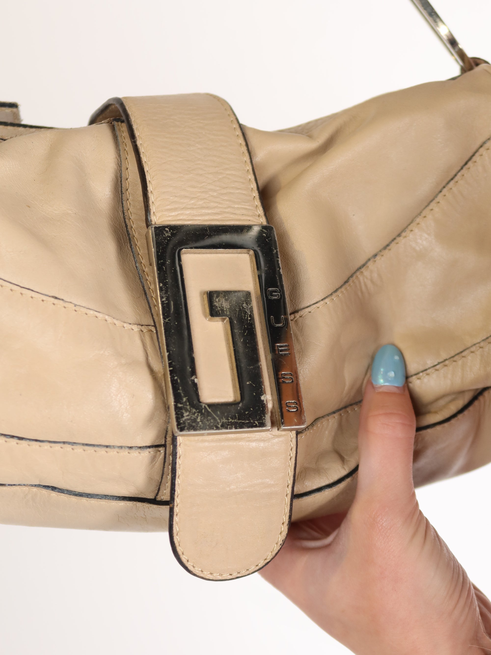 Guess Leather Shoulder Bag