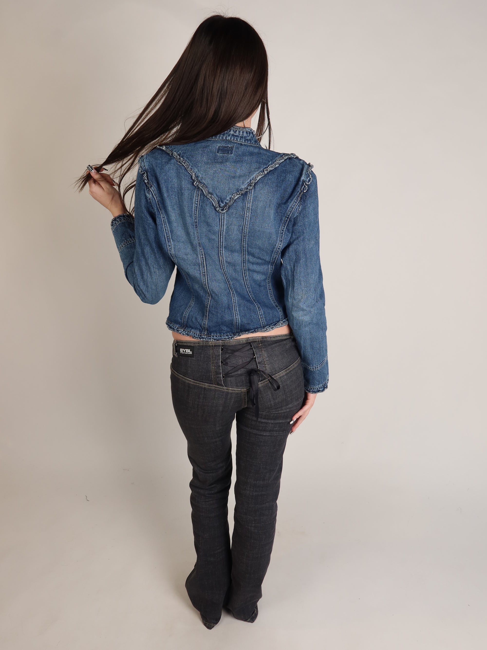 Y2K Denim Jacket S/M