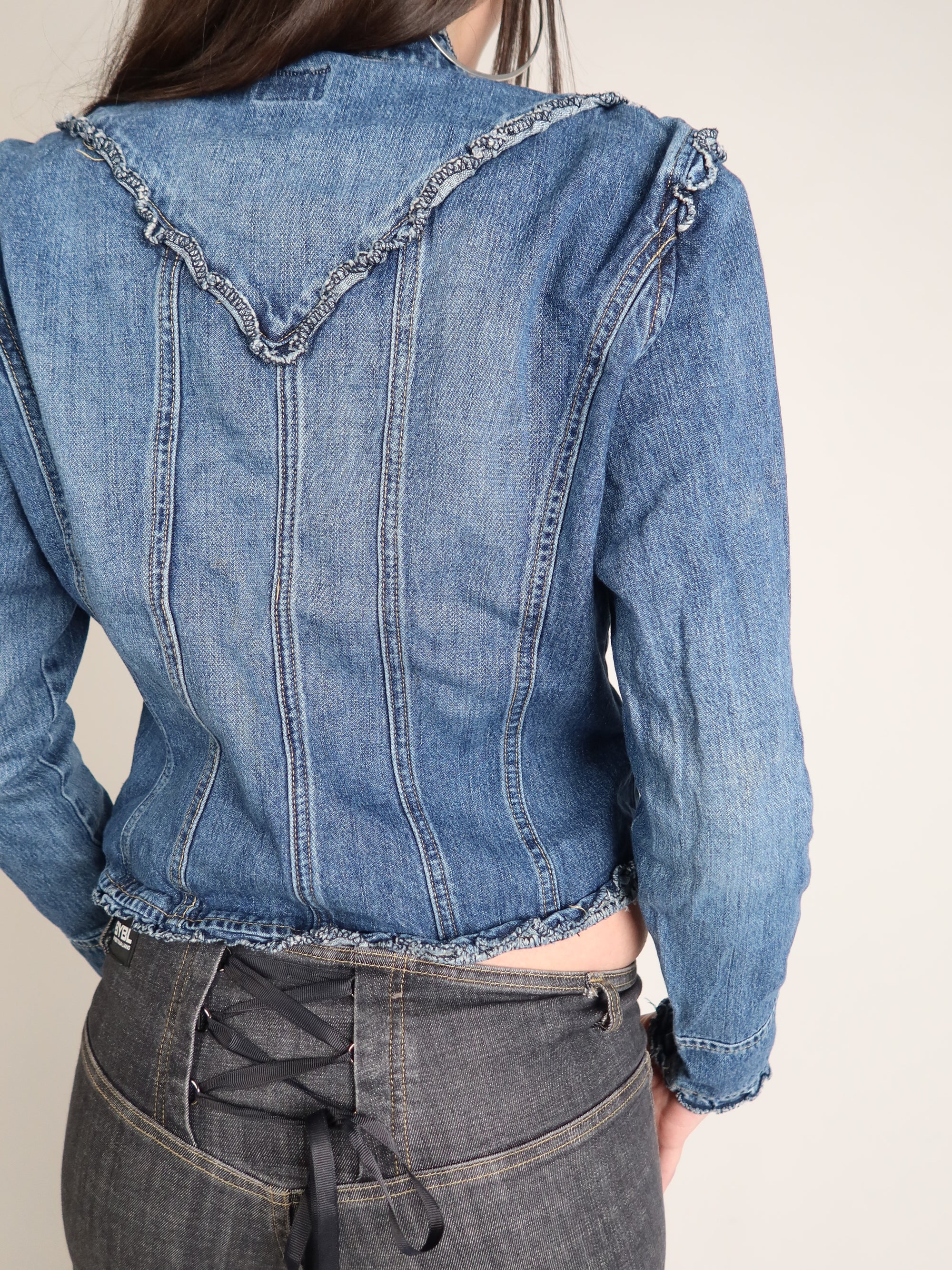 Y2K Denim Jacket S/M