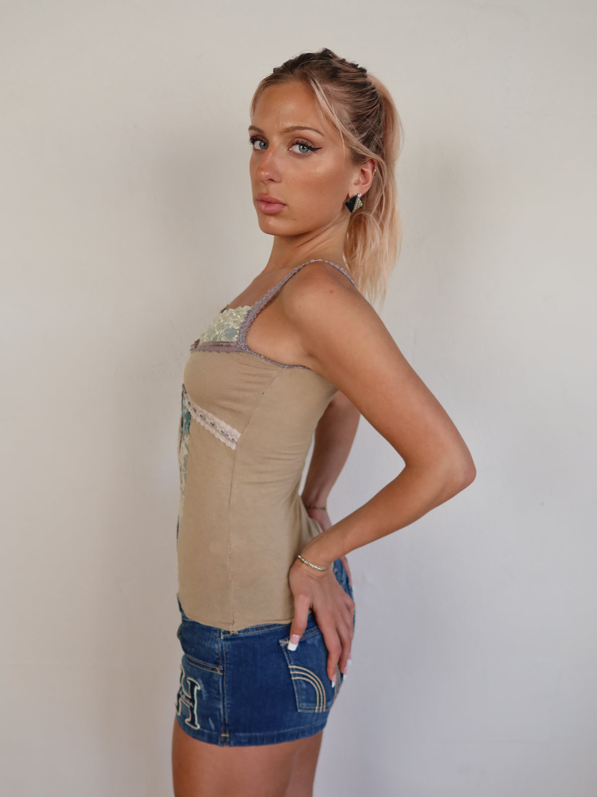 Lace Panel Cami XS/S