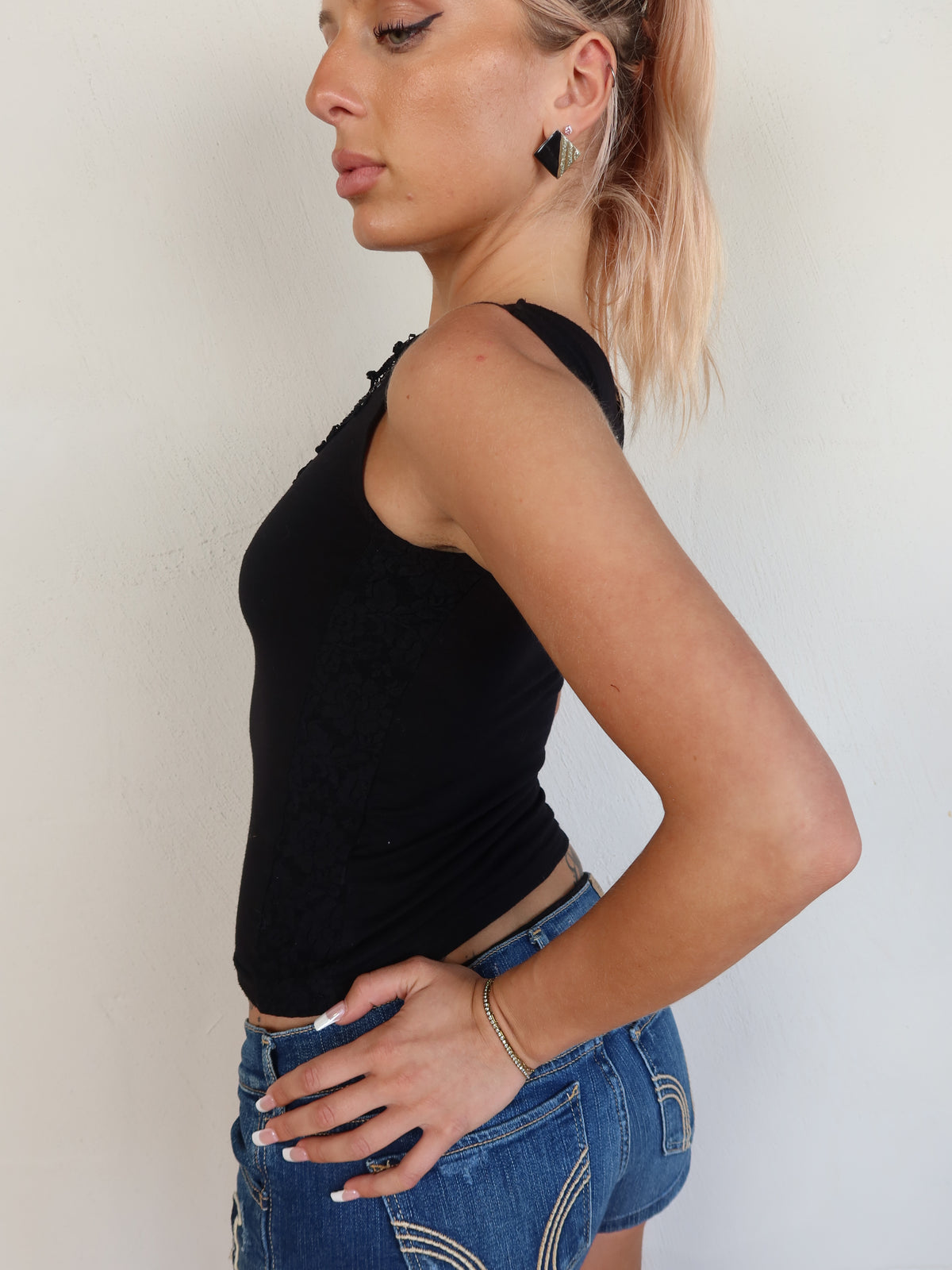 Beaded Lace Tank XS/S
