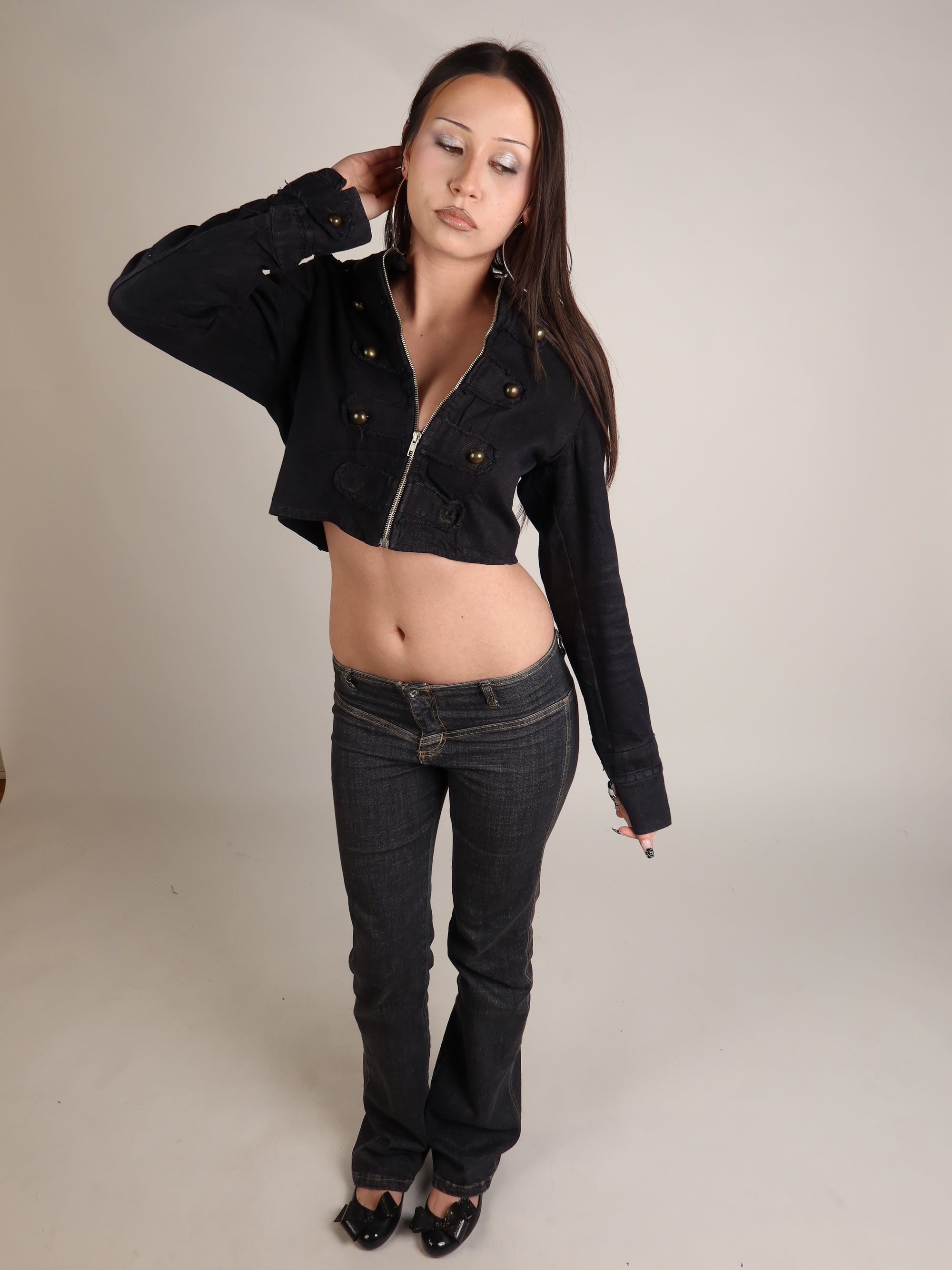 Y2K Military Jacket S/M