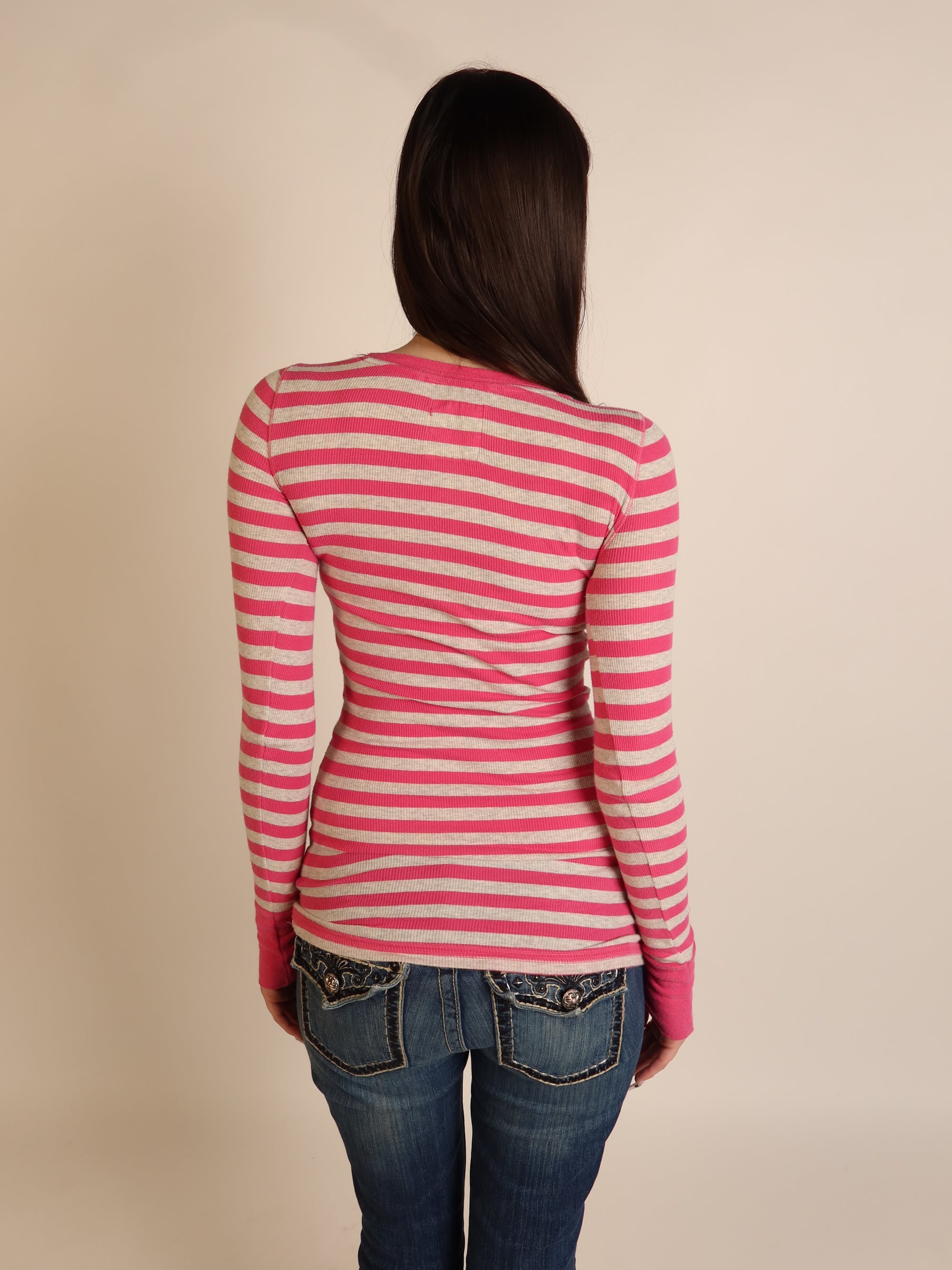 Hollister Striped Long Sleeve S