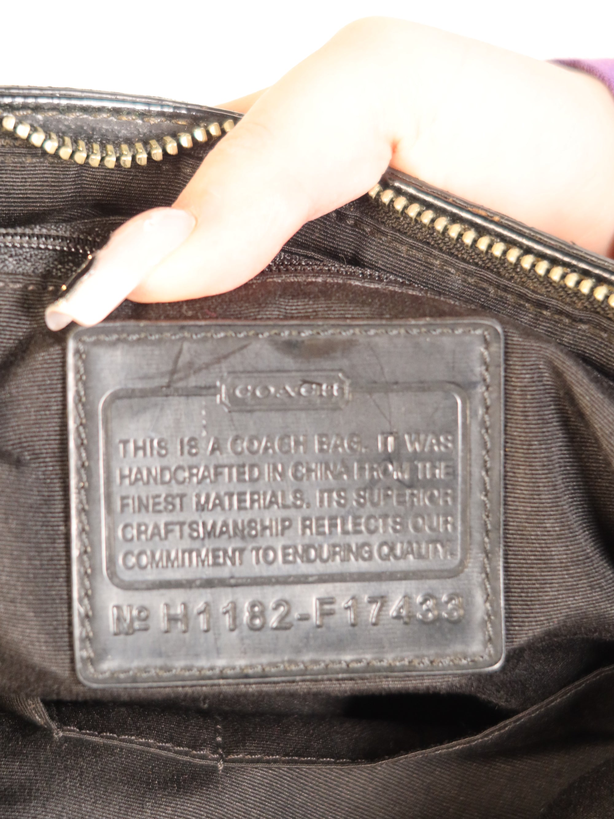 Coach Signature Mini Tote