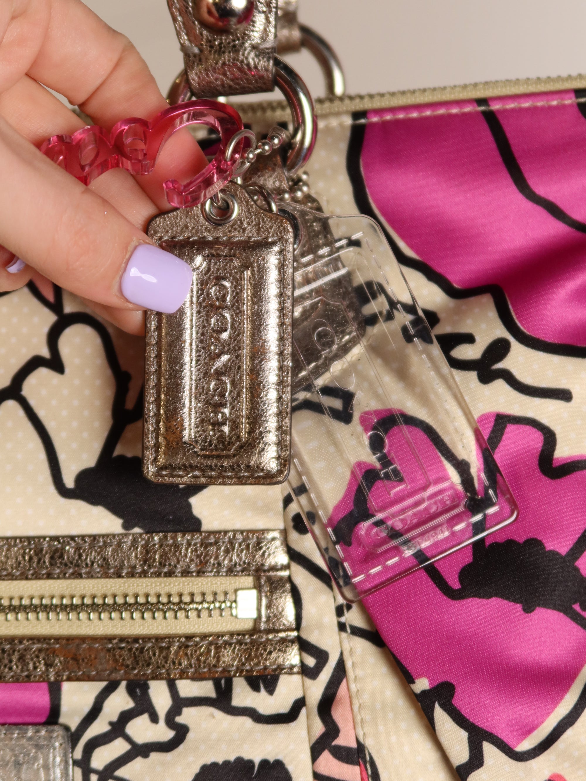 Coach Poppy Floral Print Tote Bag