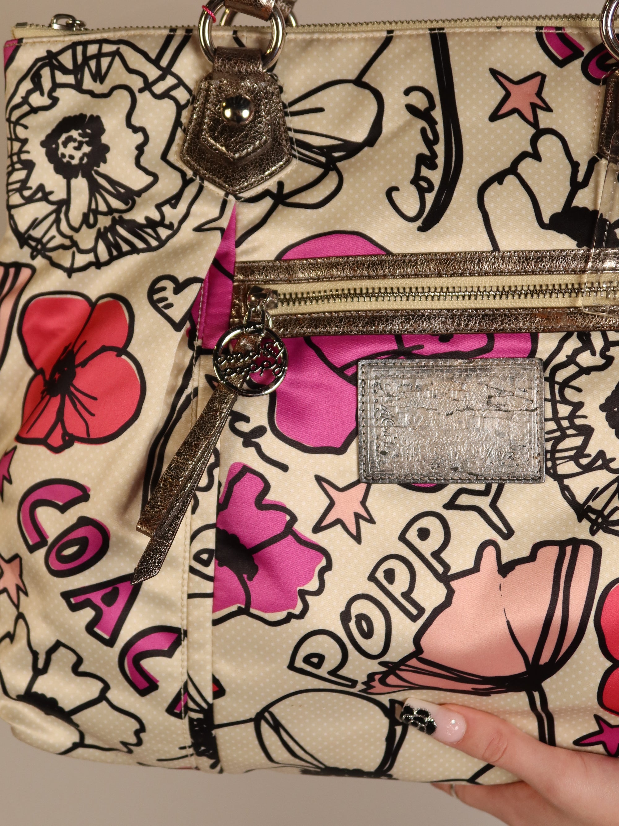Coach Poppy Floral Print Tote Bag