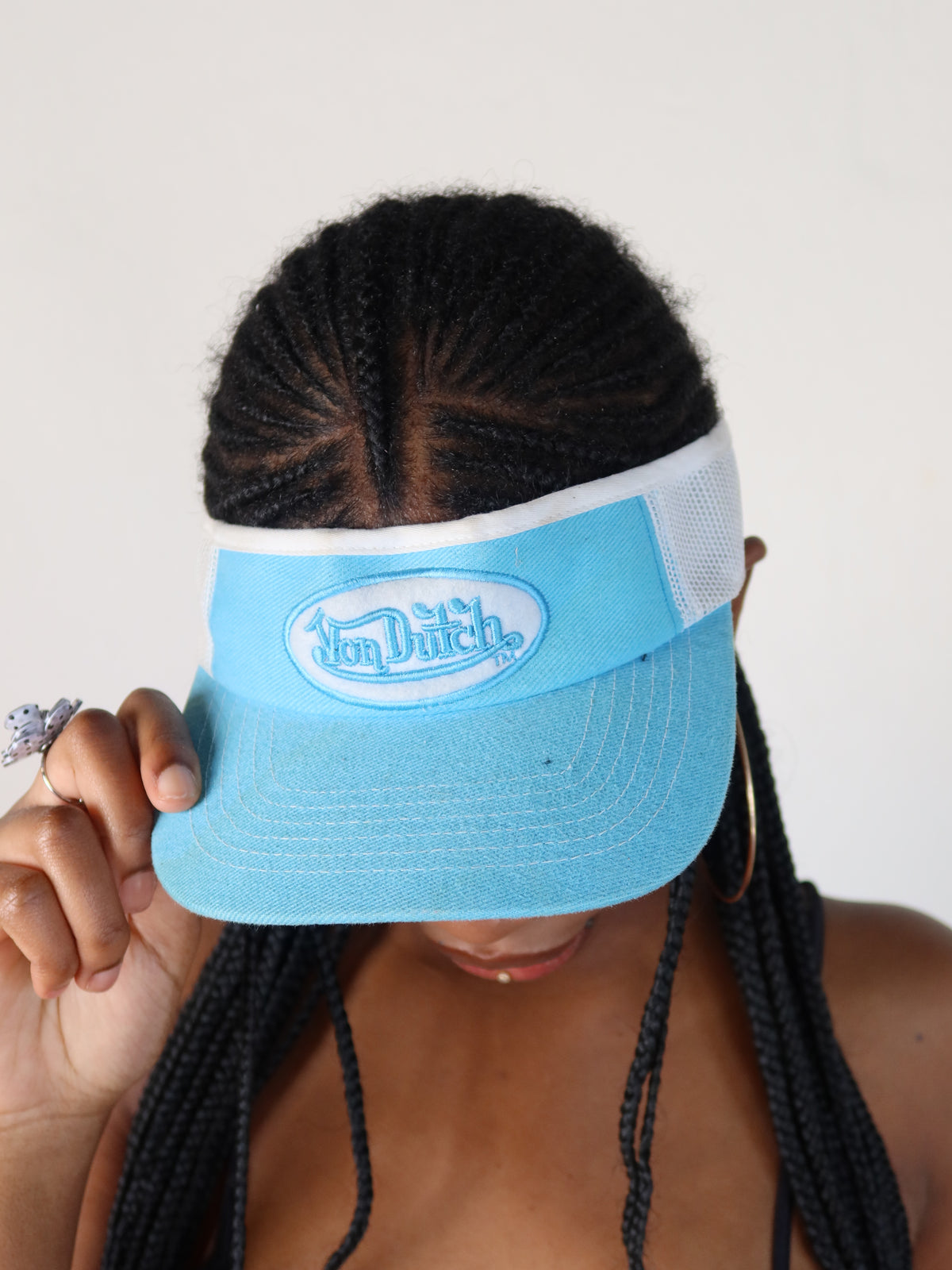 Von Dutch Blue Mesh Visor