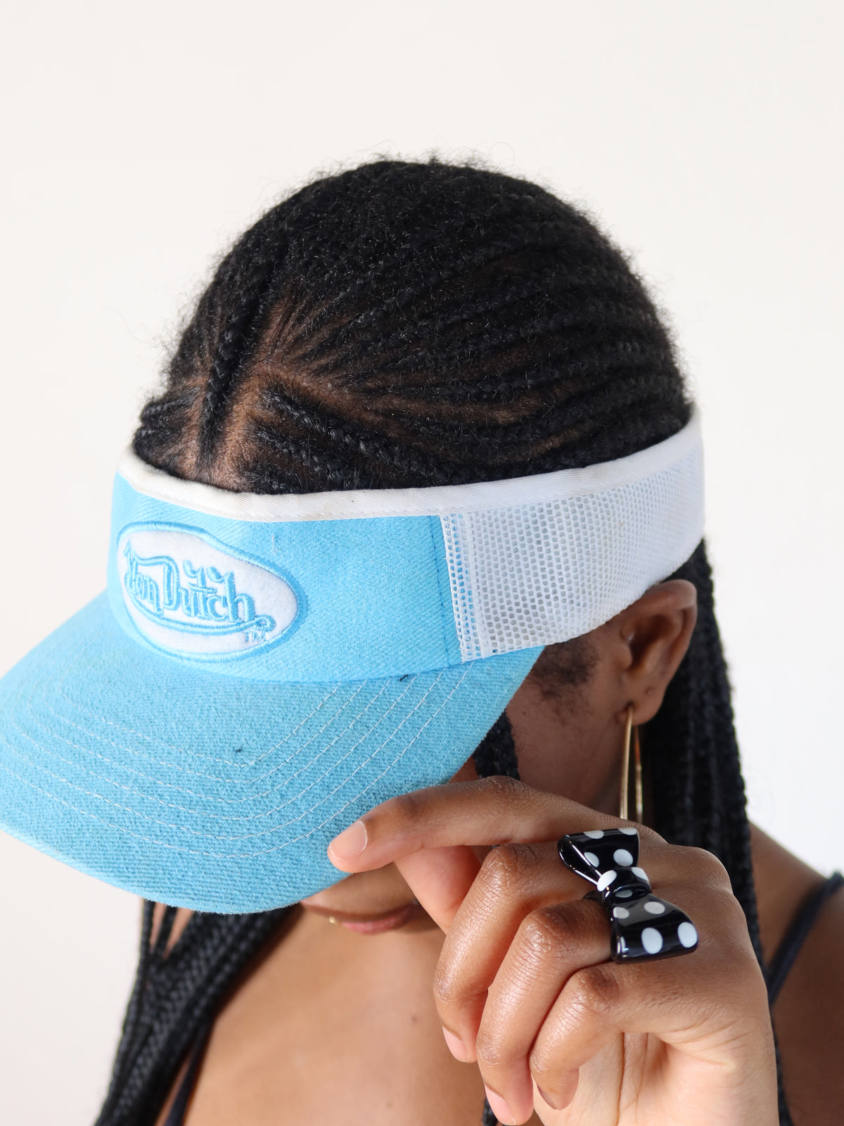 Von Dutch Blue Mesh Visor