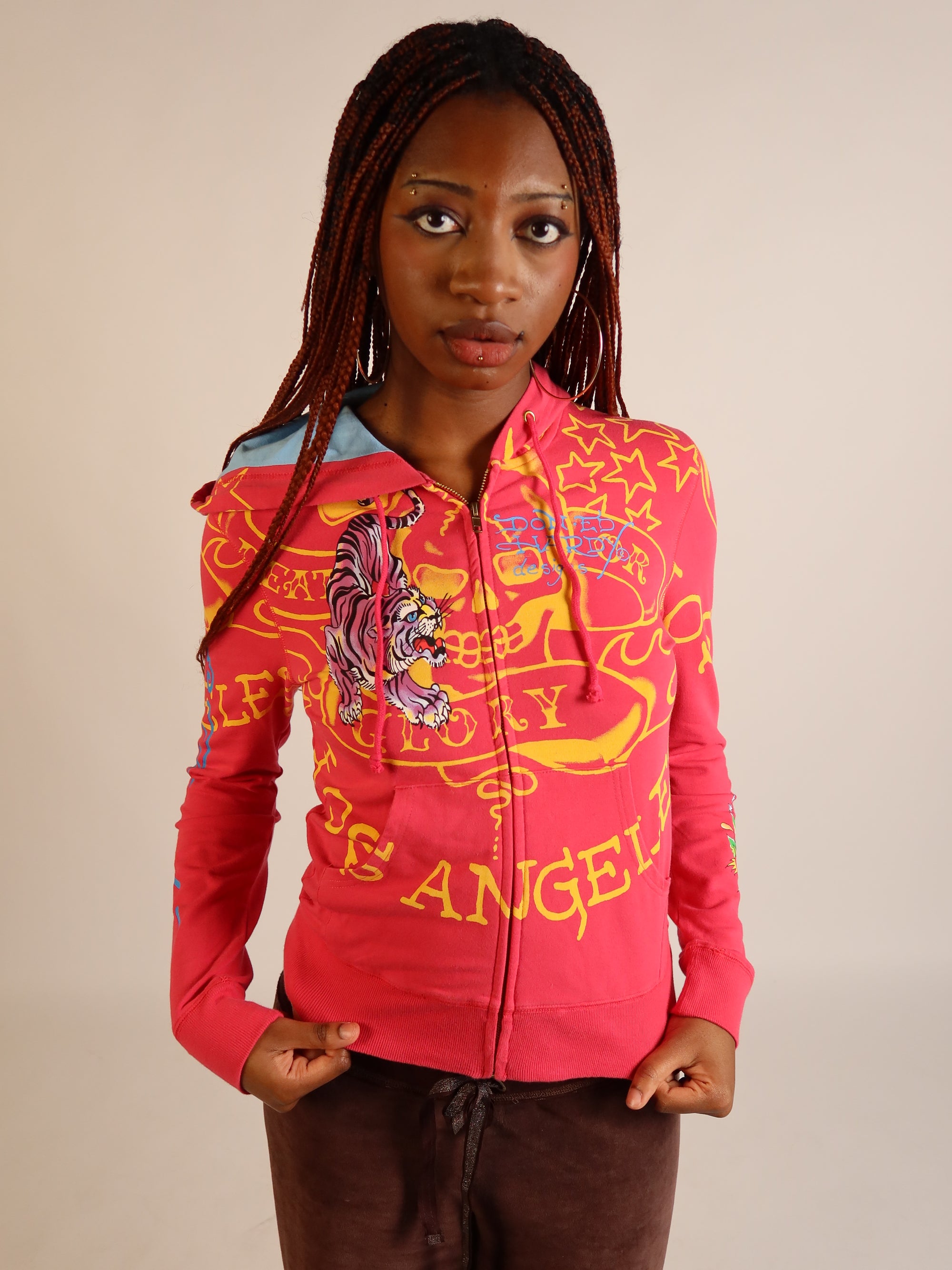 Ed Hardy Tiger  Hoodie S/M