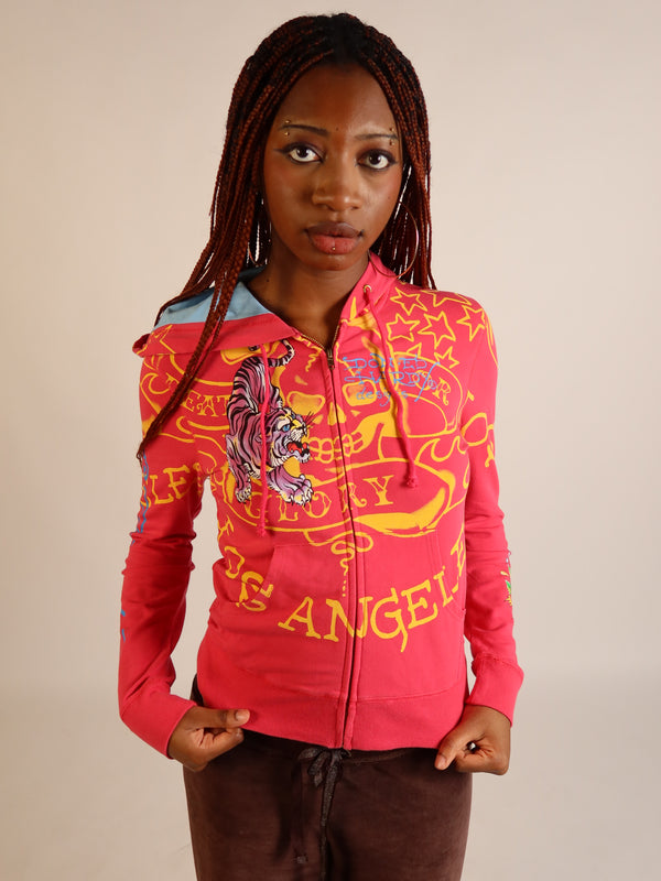 Ed Hardy Tiger  Hoodie S/M