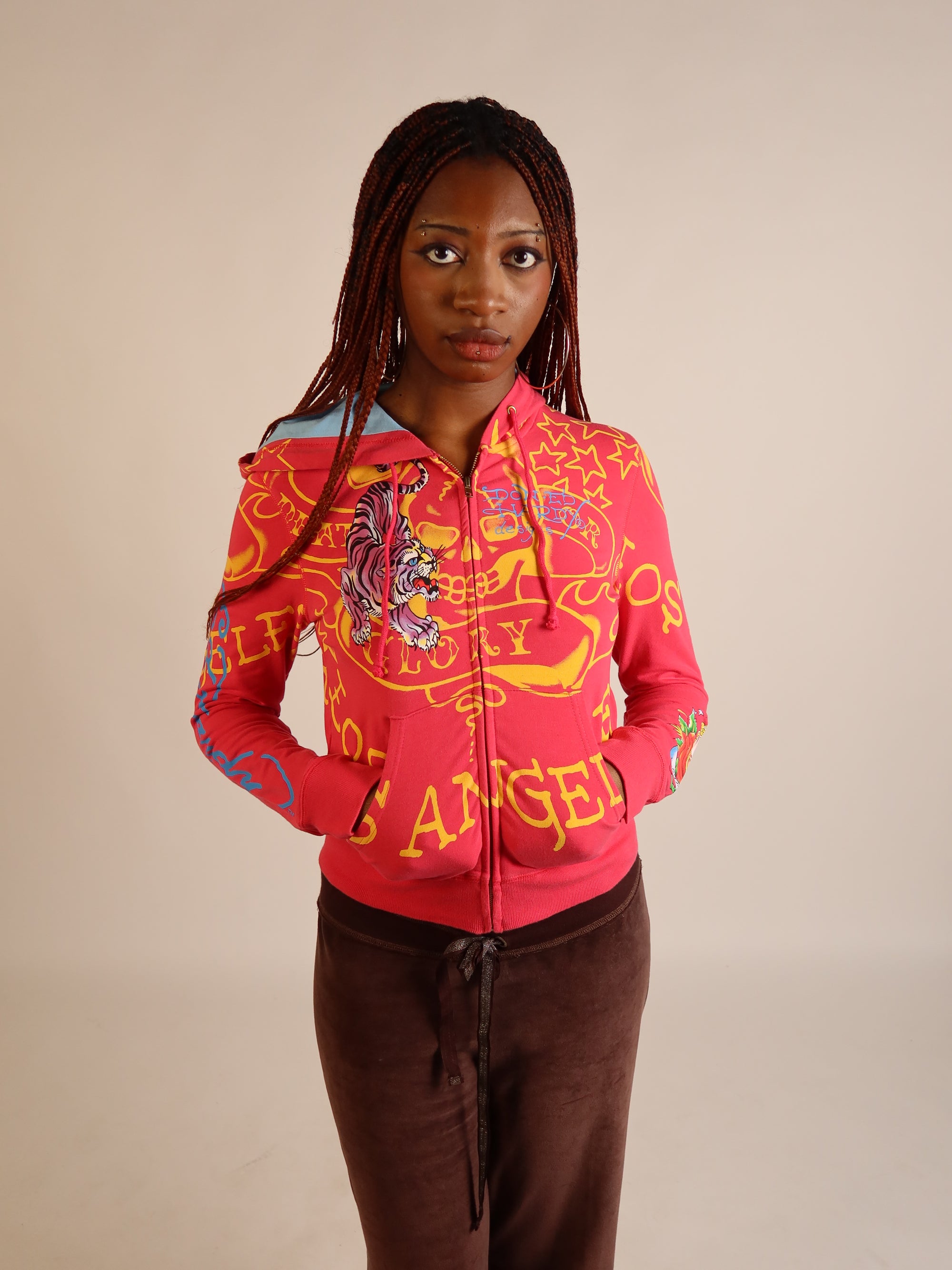 Ed Hardy Tiger  Hoodie S/M