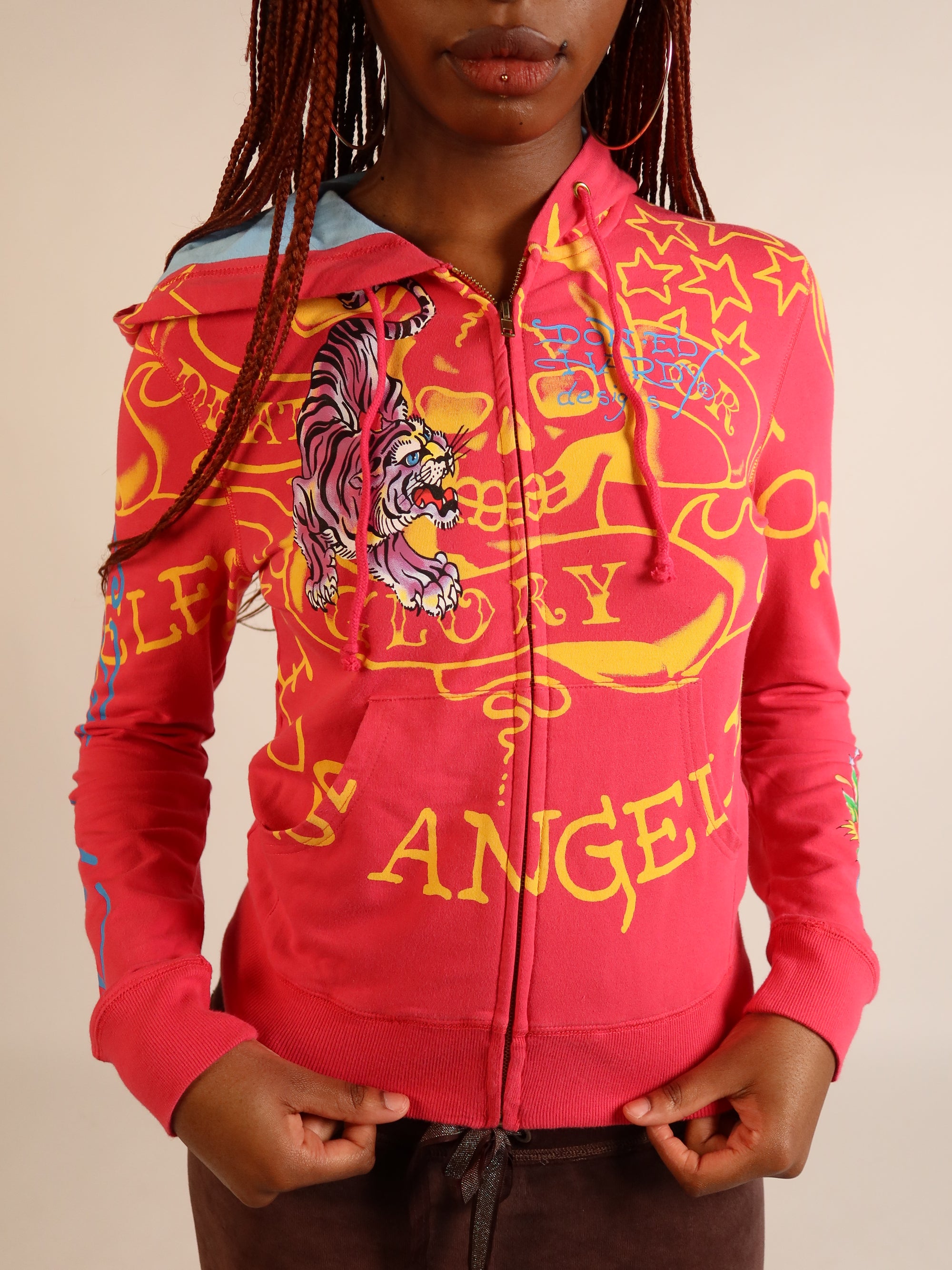 Ed Hardy Tiger  Hoodie S/M