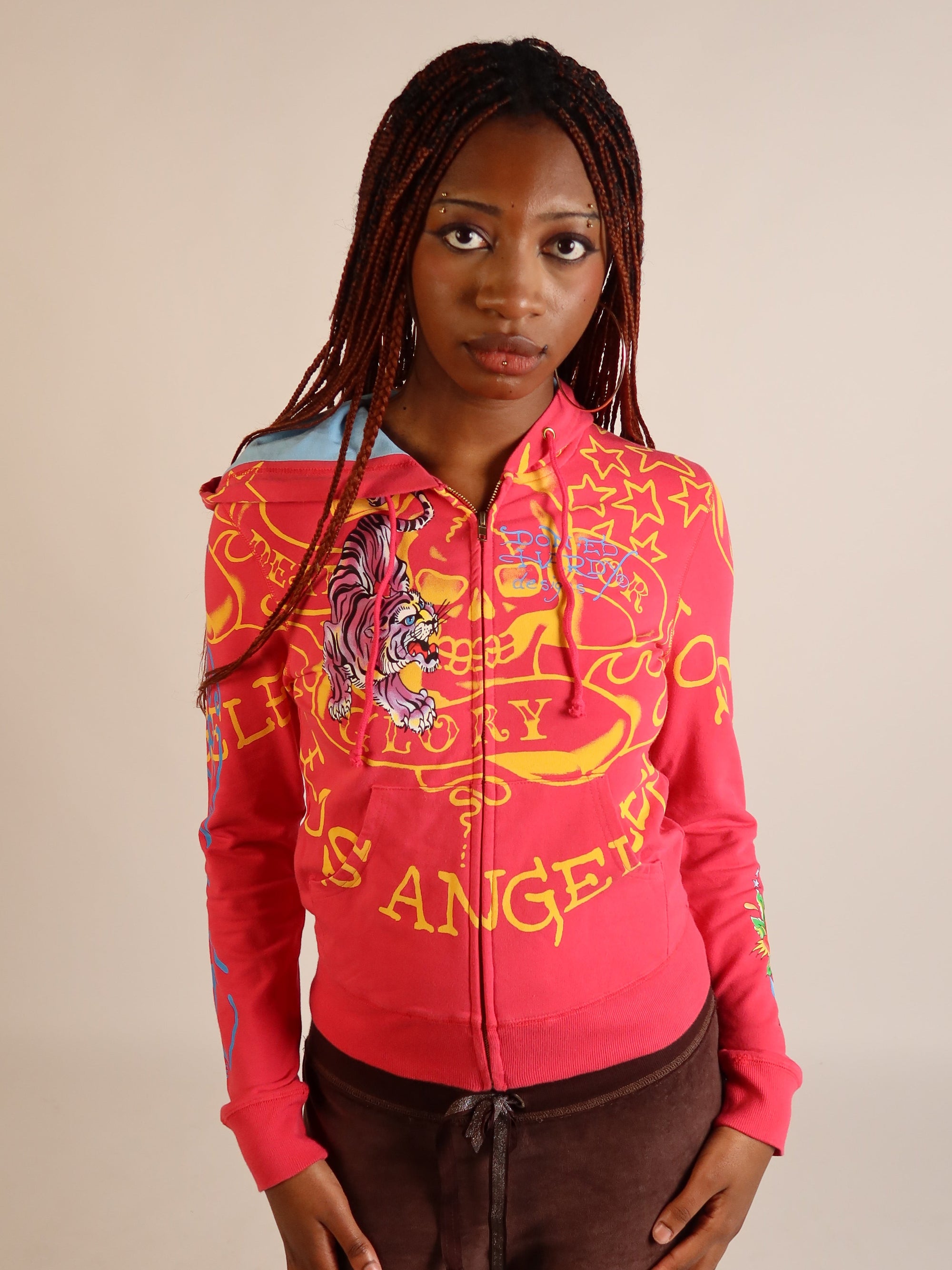 Ed Hardy Tiger  Hoodie S/M