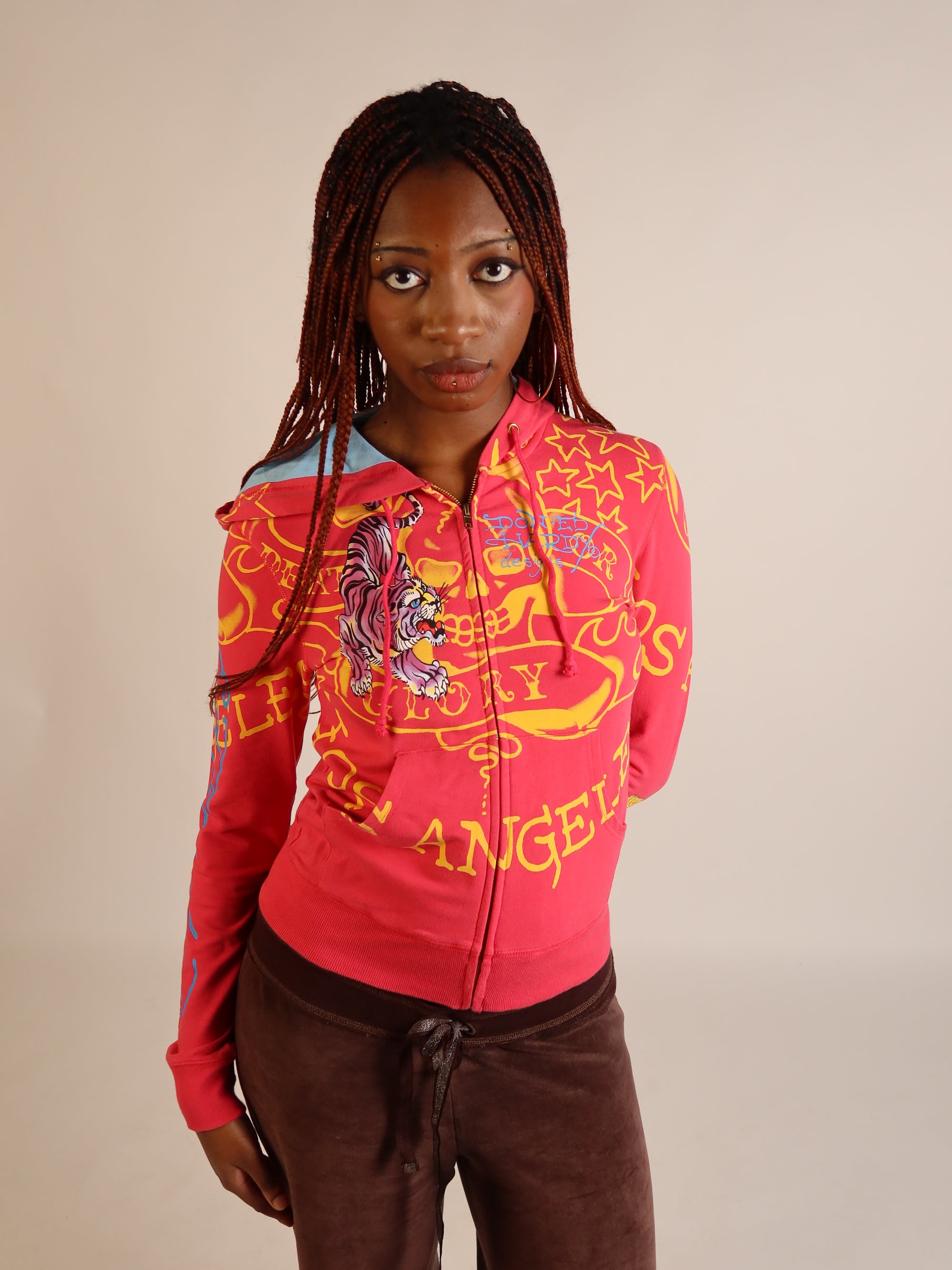 Ed Hardy Tiger  Hoodie S/M