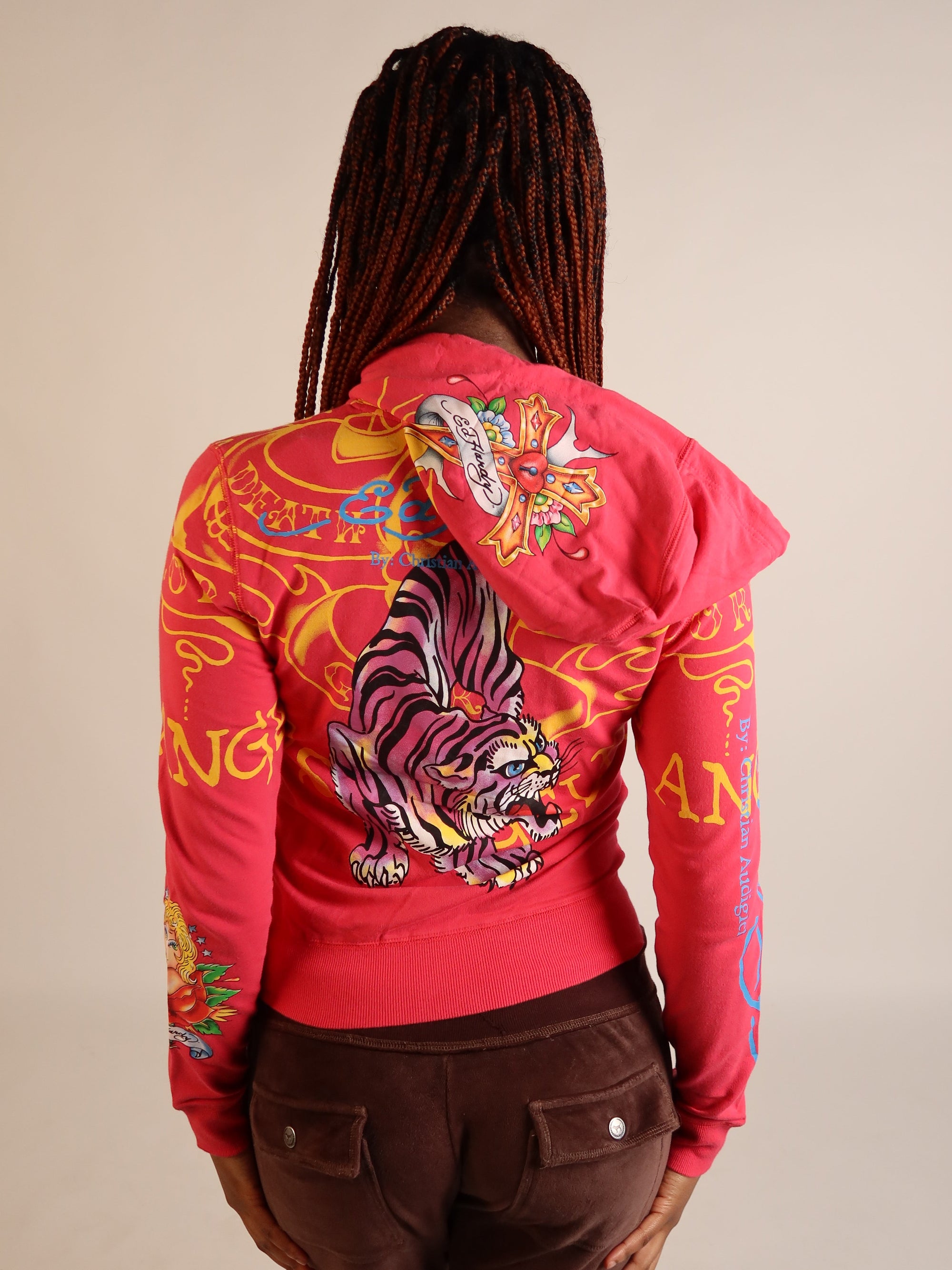 Ed Hardy Tiger  Hoodie S/M