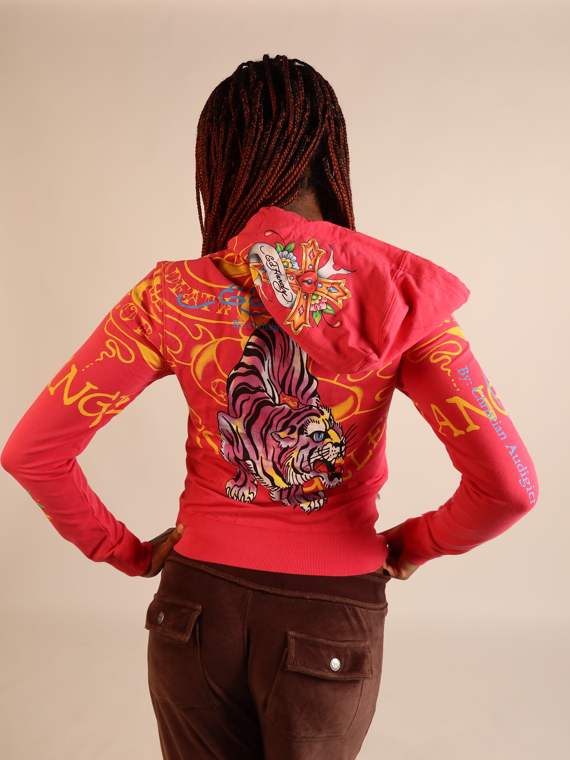 Ed Hardy Tiger  Hoodie S/M