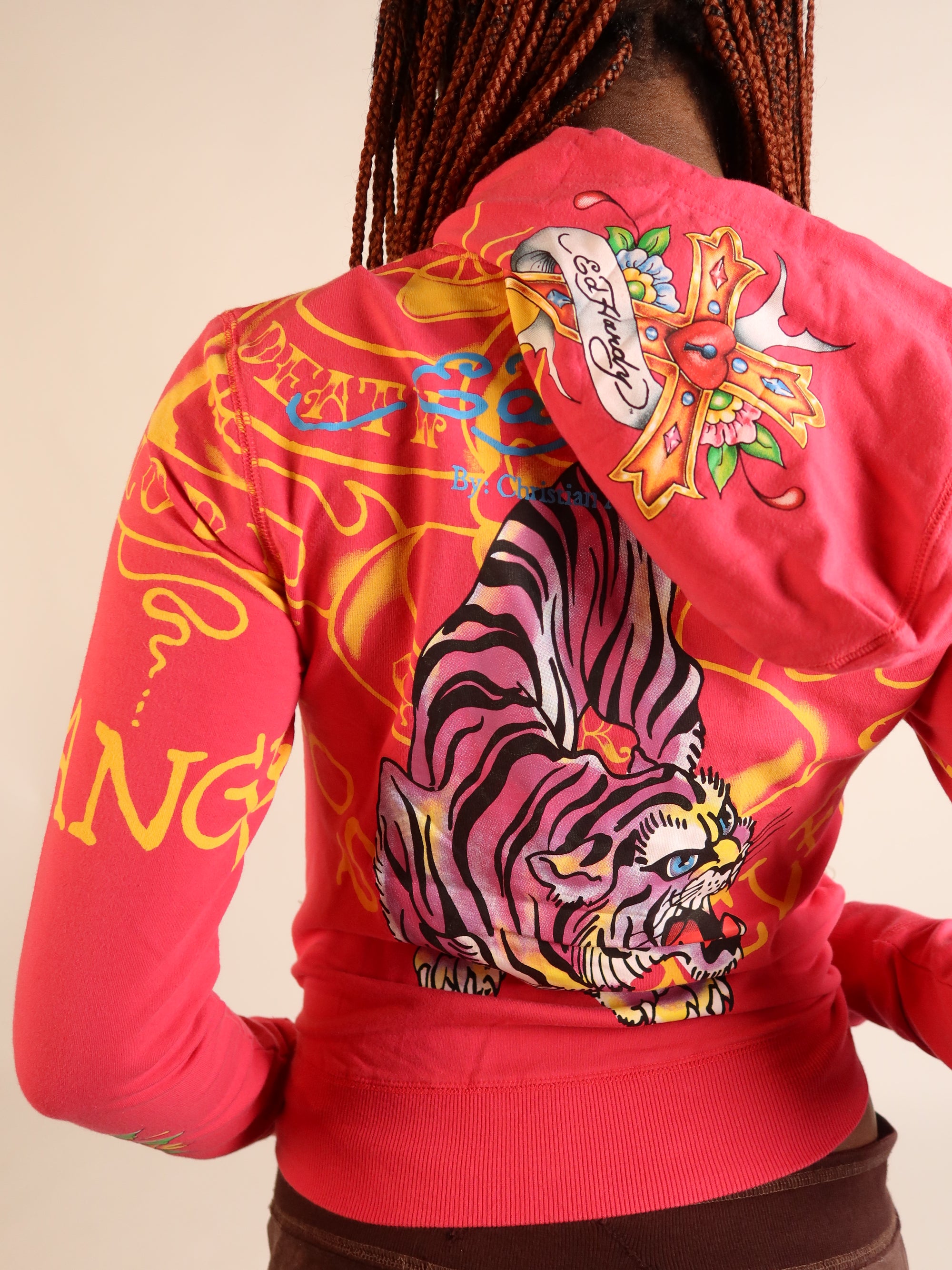 Ed Hardy Tiger  Hoodie S/M