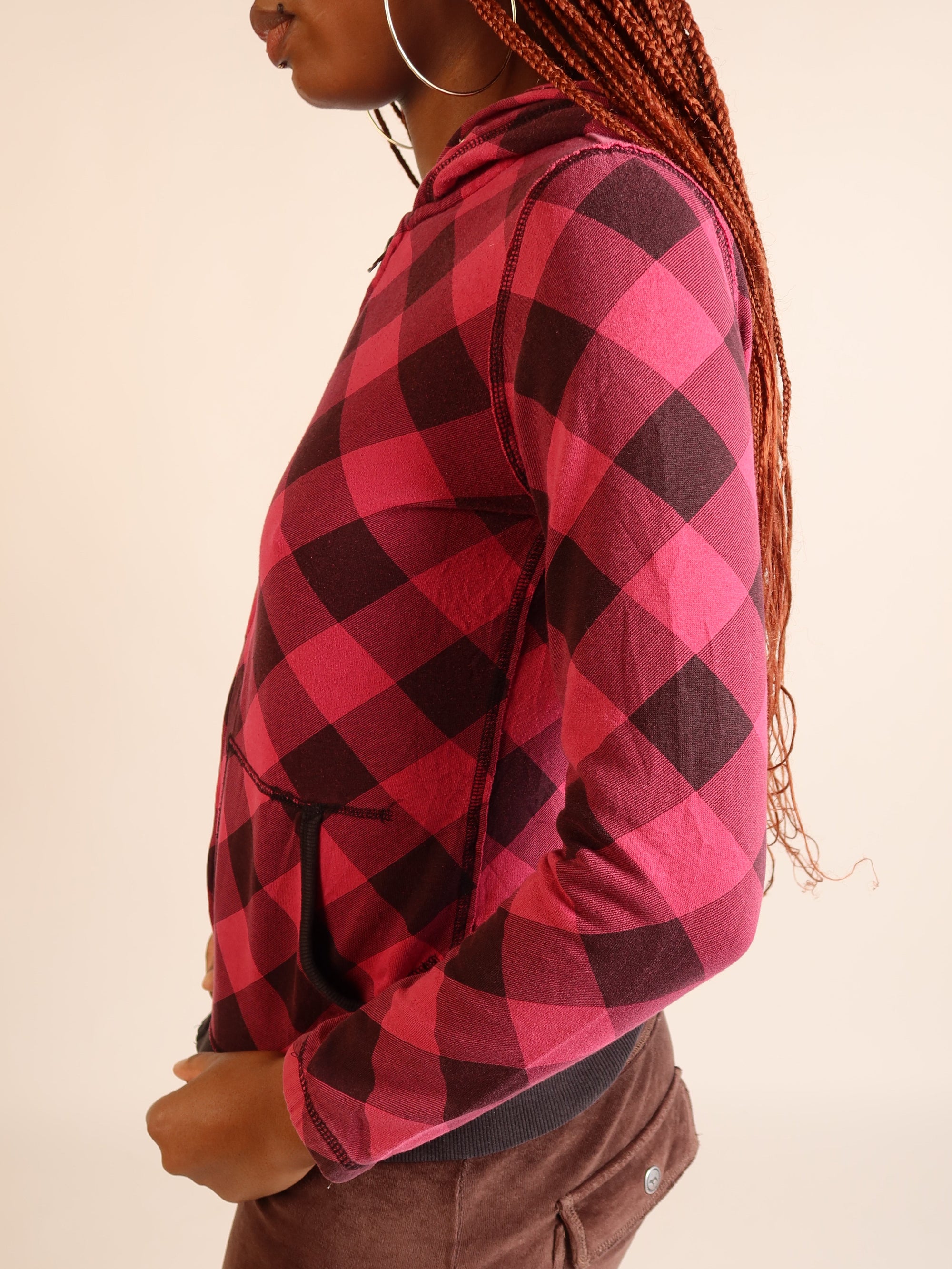 Mcbling Checked Hoodie S
